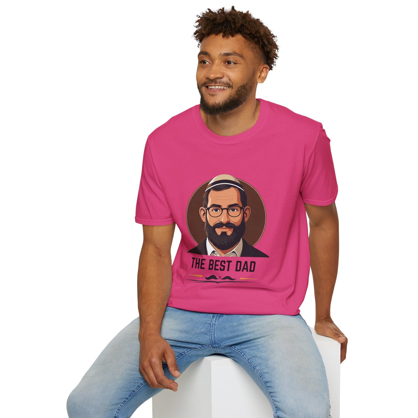 The Best (Jewish) Dad - Unisex soft T-shirt, Perfect Gift for Fathers Day
