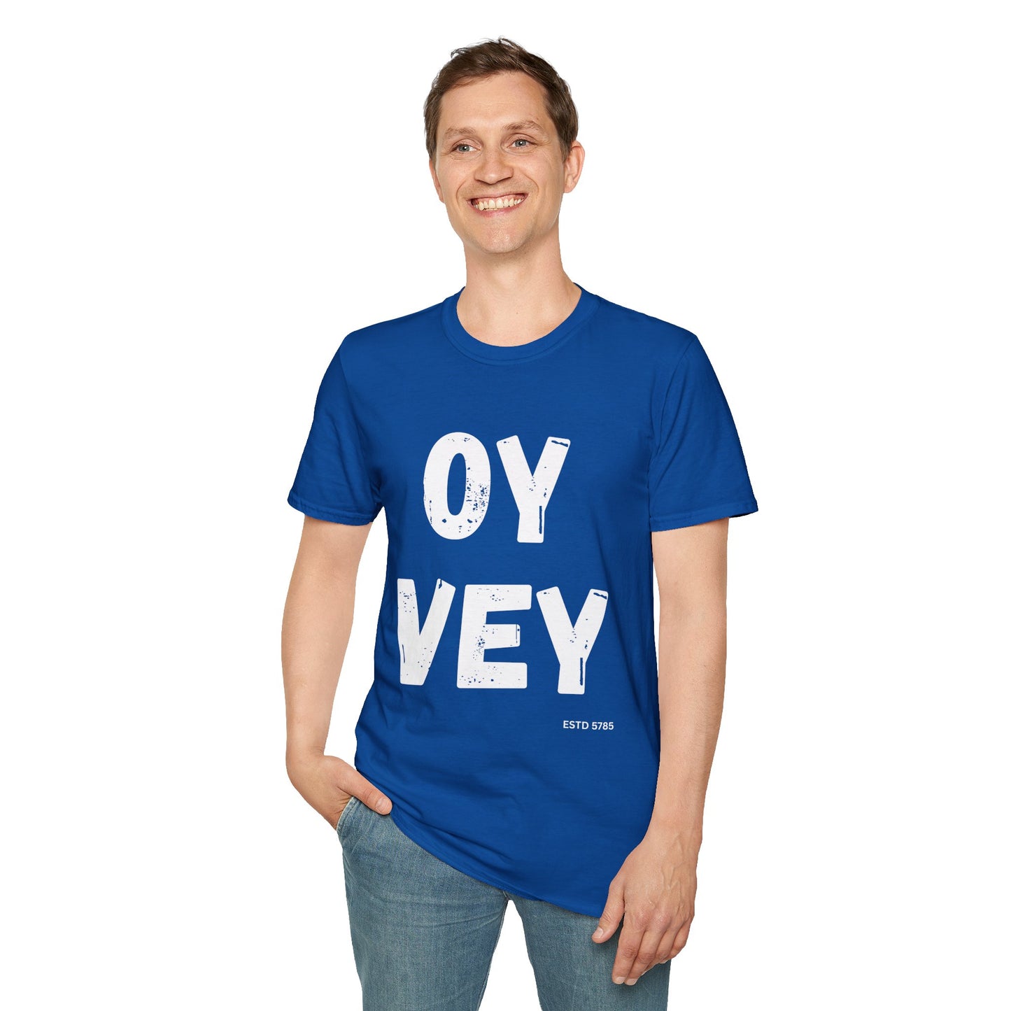 Oy Vey - Unisex soft T-shirt, Perfect Gift for Friends
