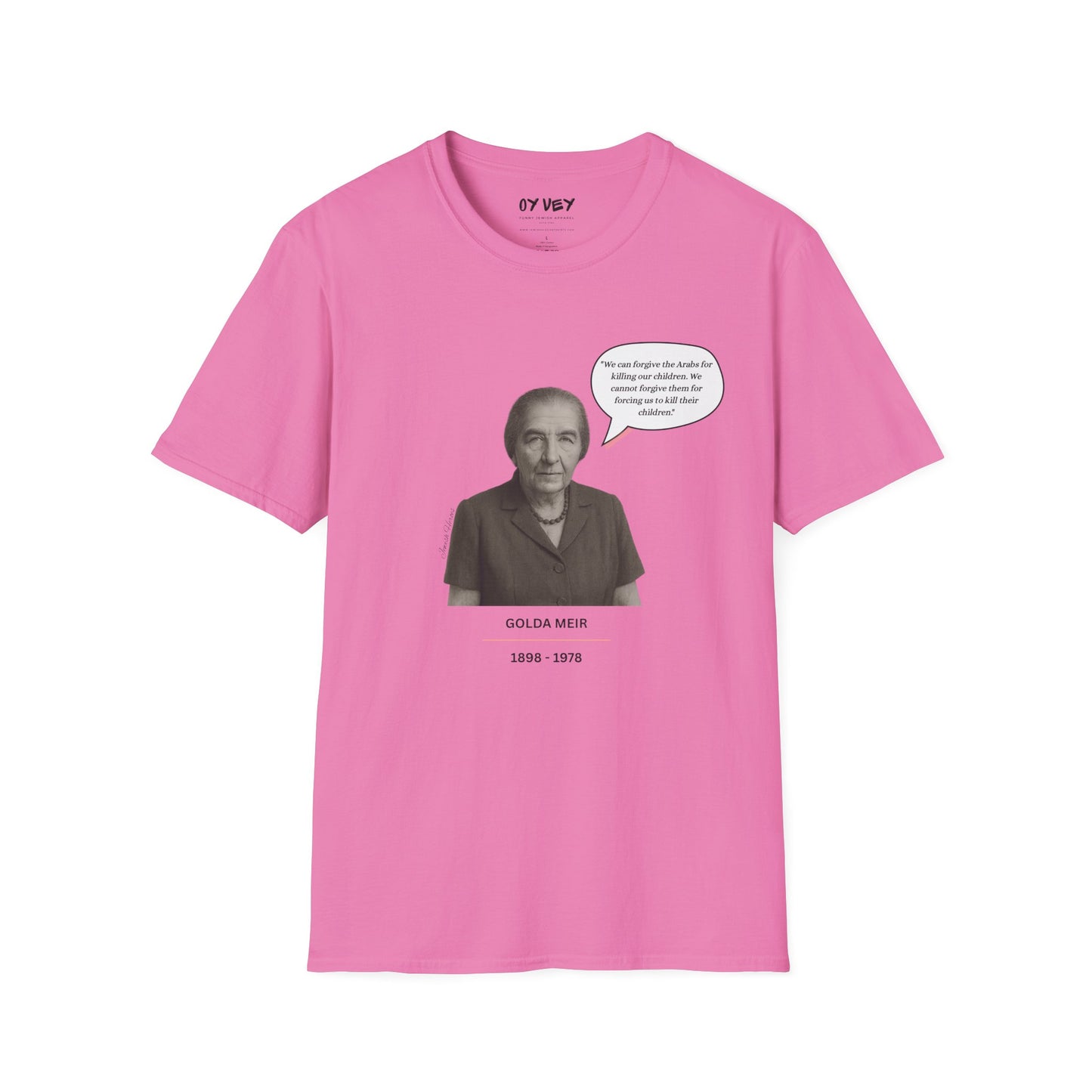 Golda Meir - Unisex soft T-shirt, Perfect Gift for Friends