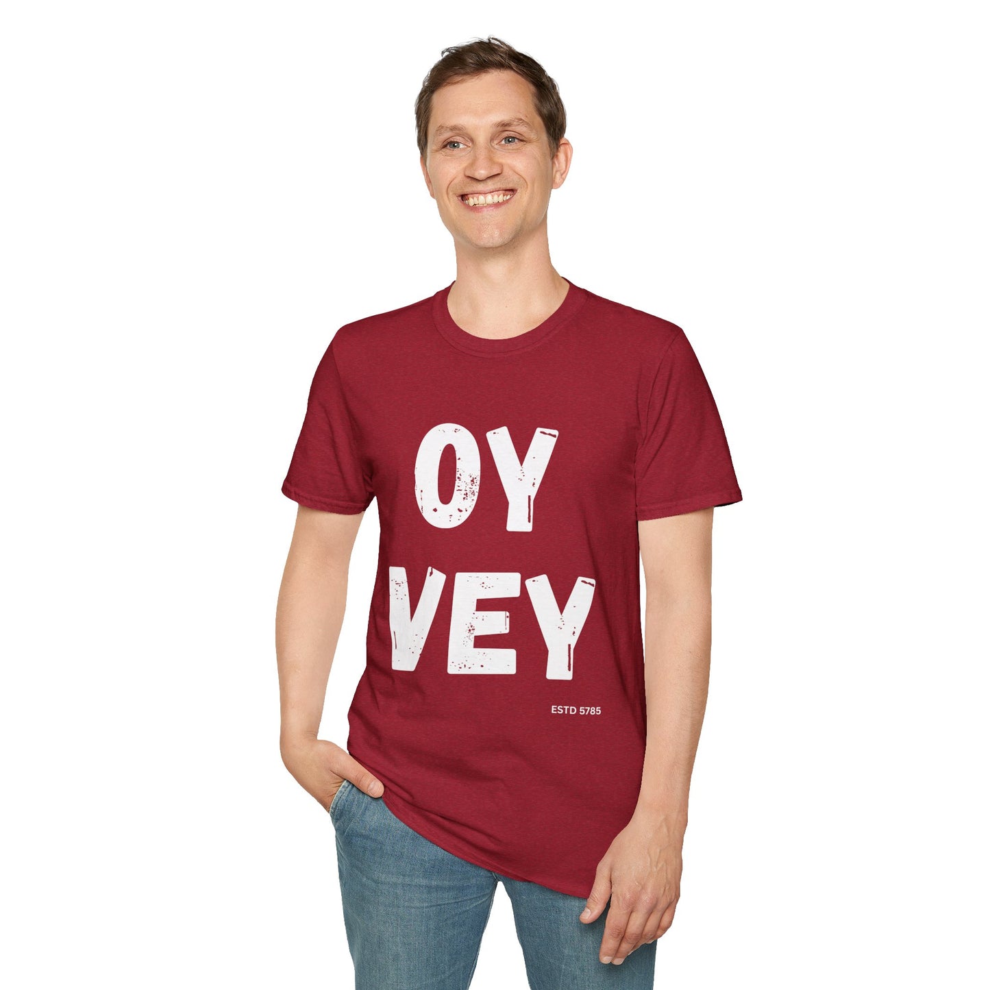 Oy Vey - Unisex soft T-shirt, Perfect Gift for Friends