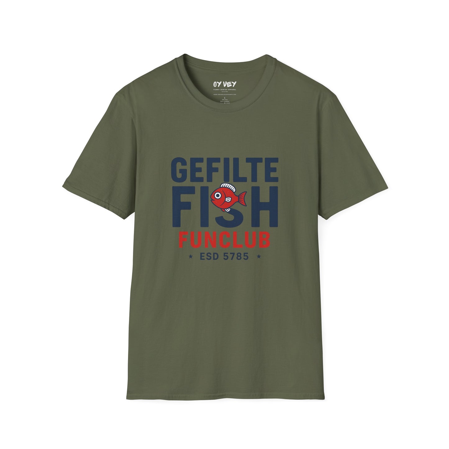Gefilte Fish Fun Club 2 - Unisex soft T-shirt, Perfect Gift for Friends