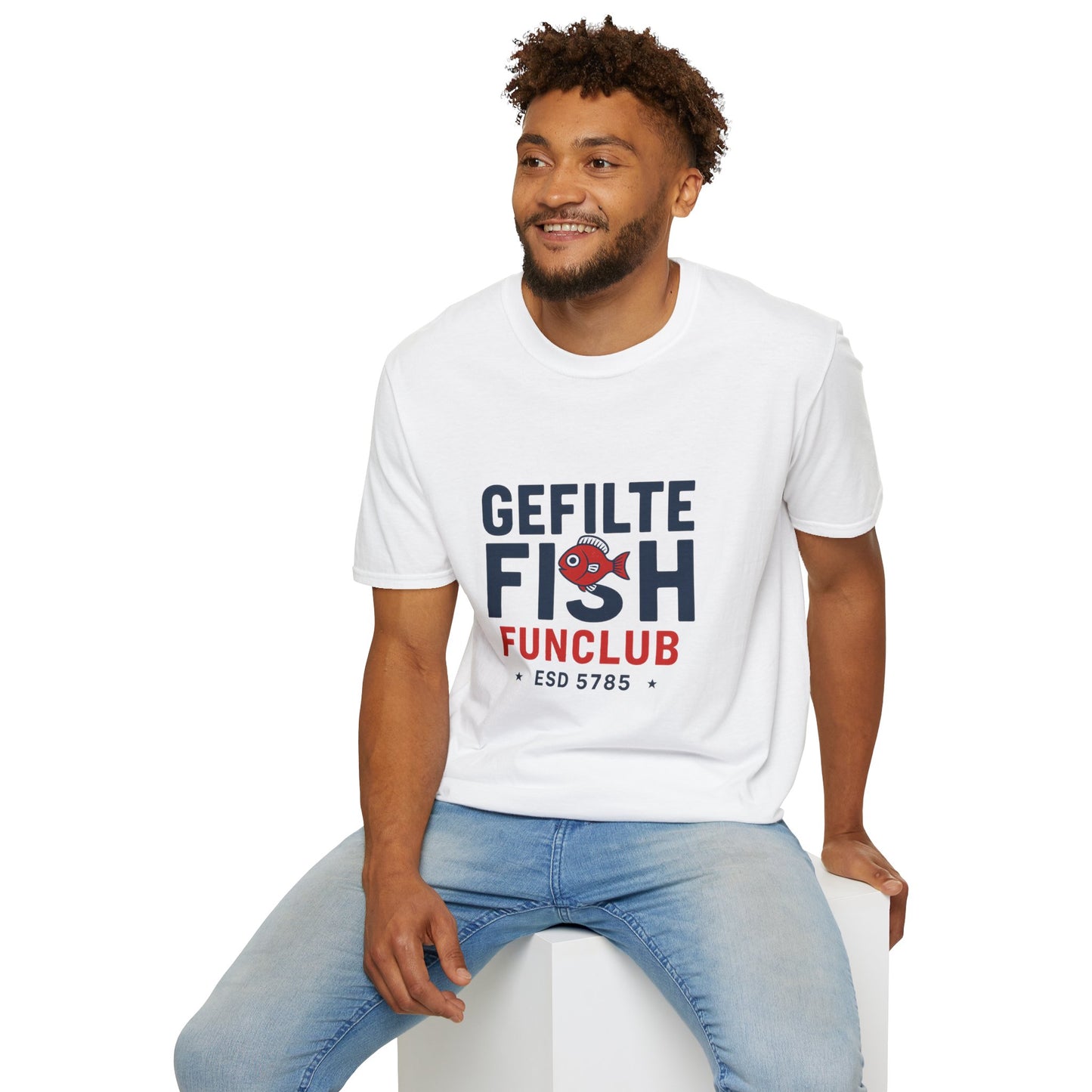 Gefilte Fish Fun Club 2 - Unisex soft T-shirt, Perfect Gift for Friends