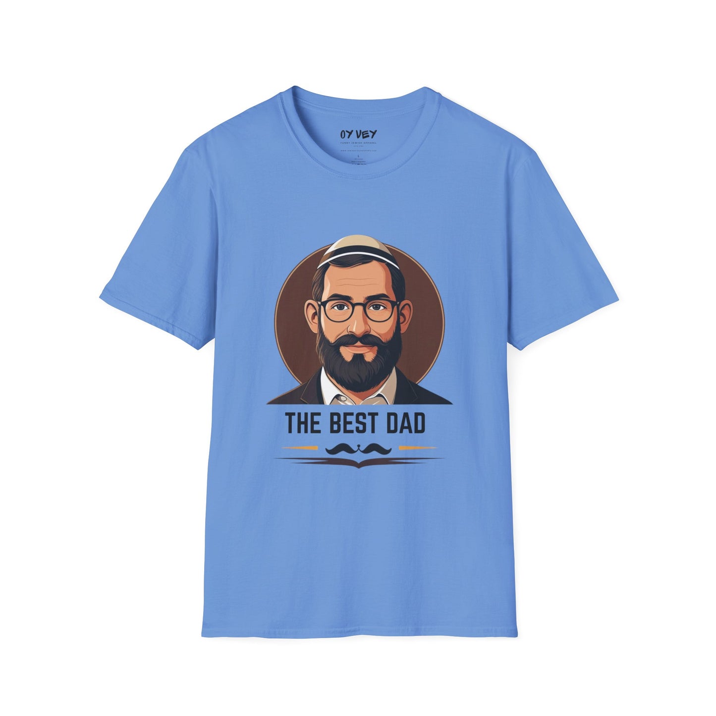 The Best (Jewish) Dad - Unisex soft T-shirt, Perfect Gift for Fathers Day