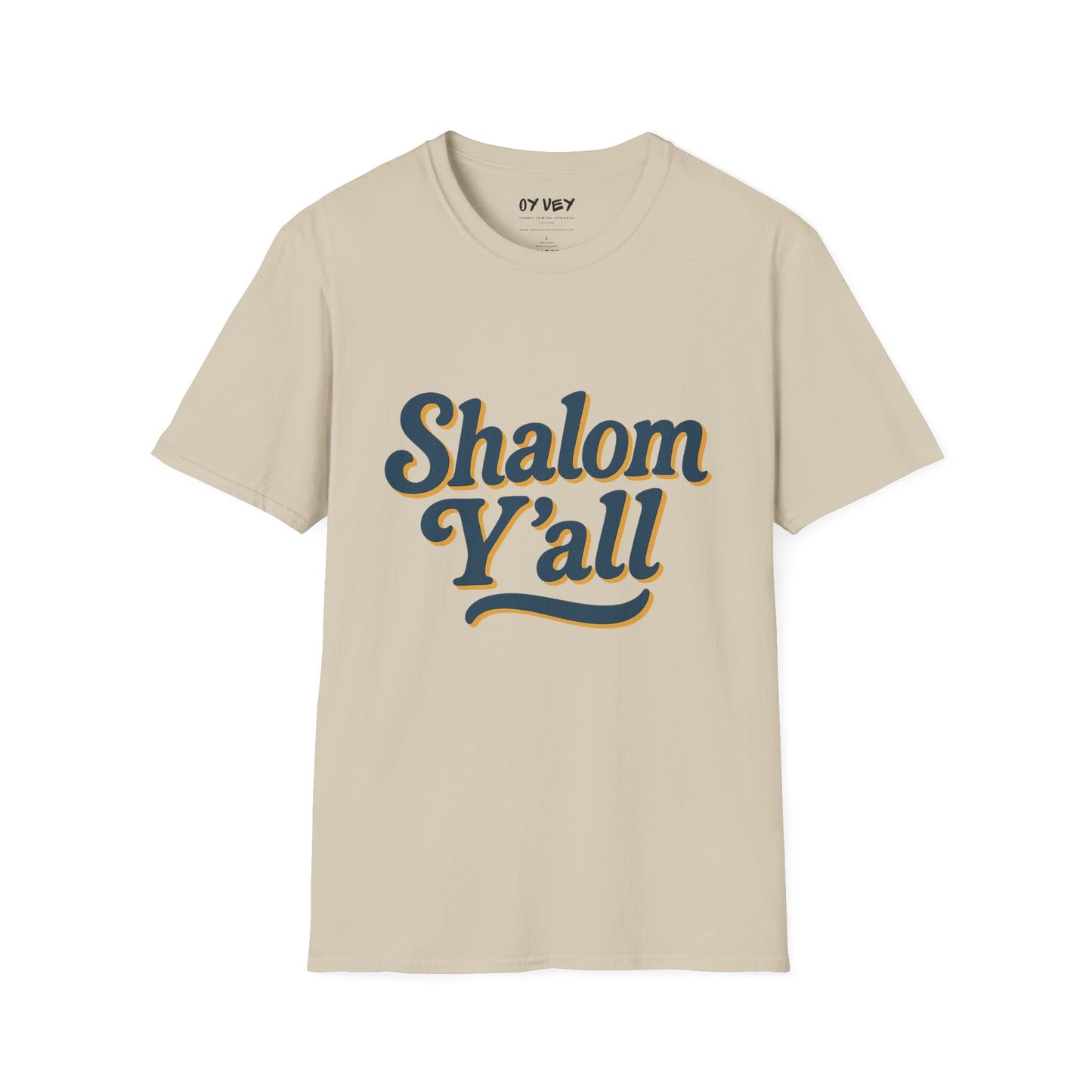 Shalom Yall - Unisex soft T-shirt, Perfect Gift for Friends