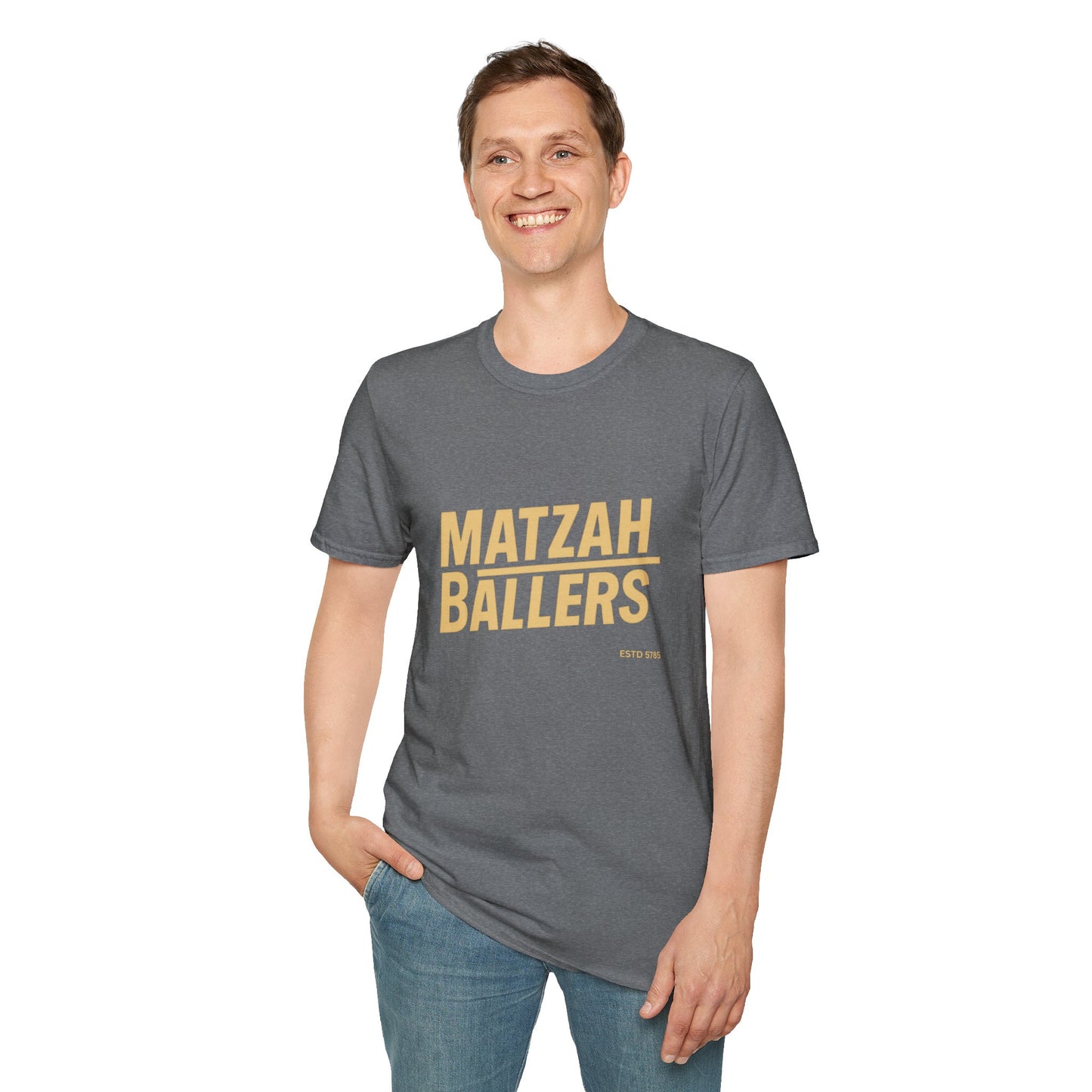 Matzah Ballers - Unisex soft T-shirt, Perfect Gift for Friends