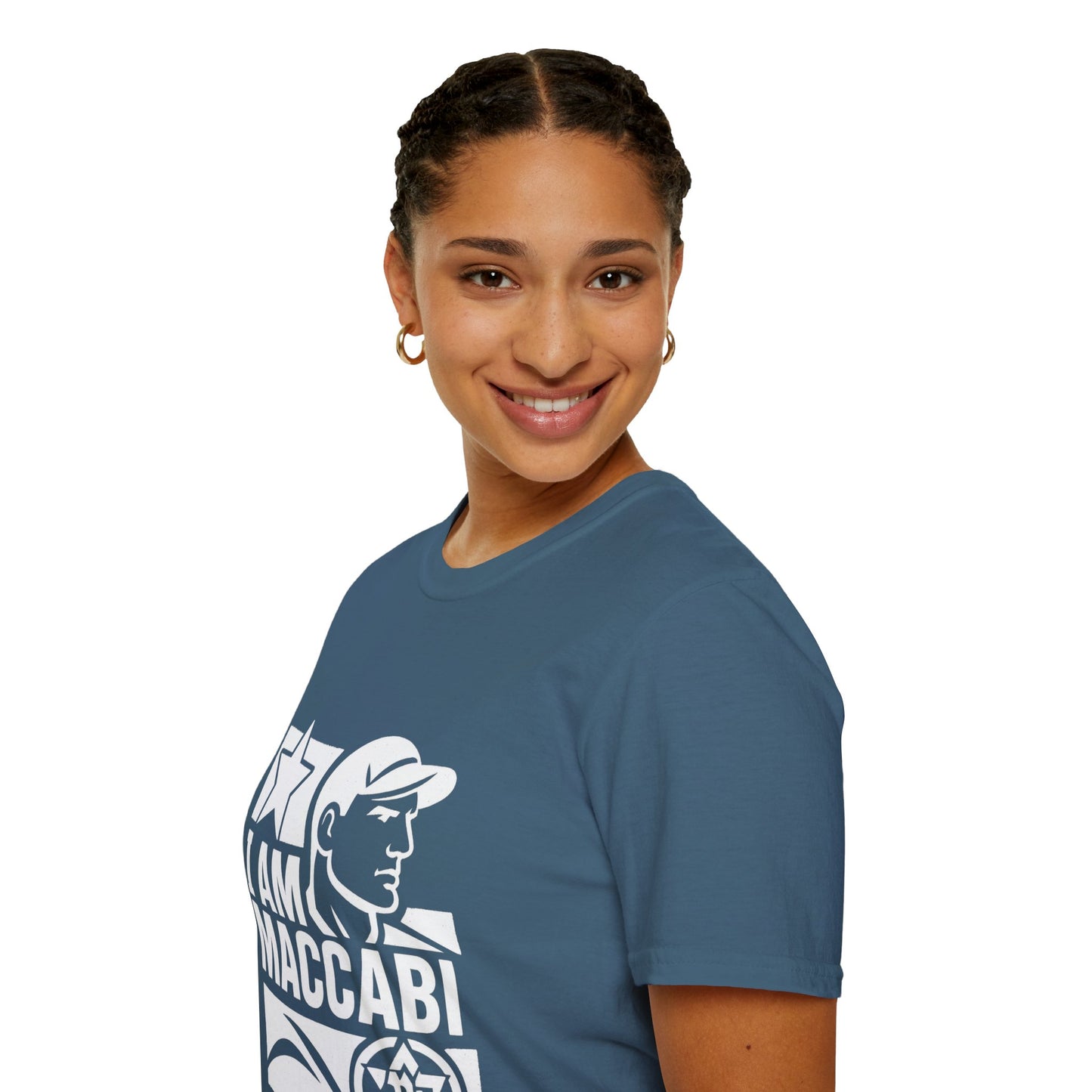 I am Maccabi 2 - Unisex soft T-shirt, Perfect Gift for Maccabees