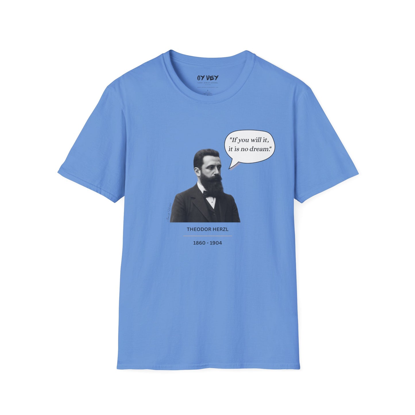 Theodore Herzl - Unisex soft T-shirt, Perfect Gift for Friends