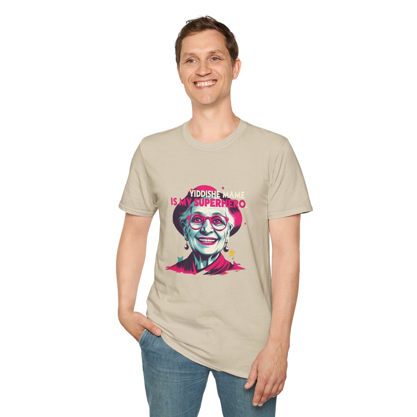 Yiddishe mame - Unisex soft T-shirt, Perfect Gift for a Good Son
