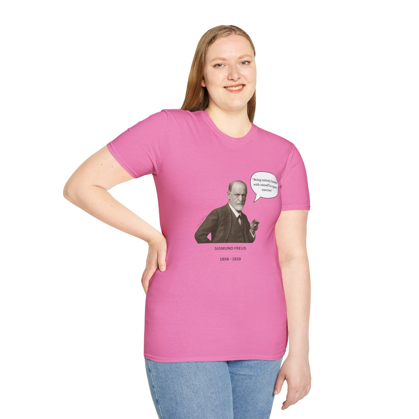 Sigmund Freud - Unisex soft T-shirt, Perfect Gift for Friends