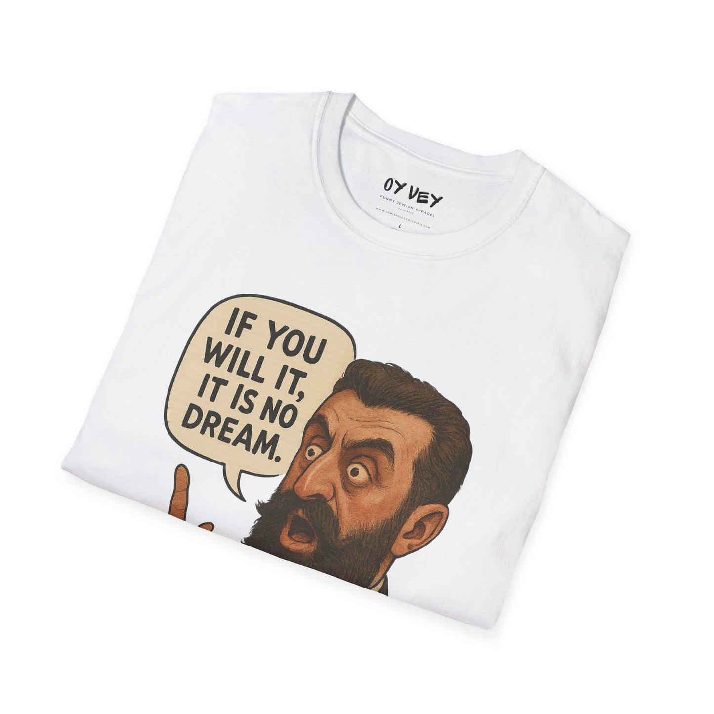 Theodore Herzl - Unisex soft T-shirt, Perfect Gift for Friends