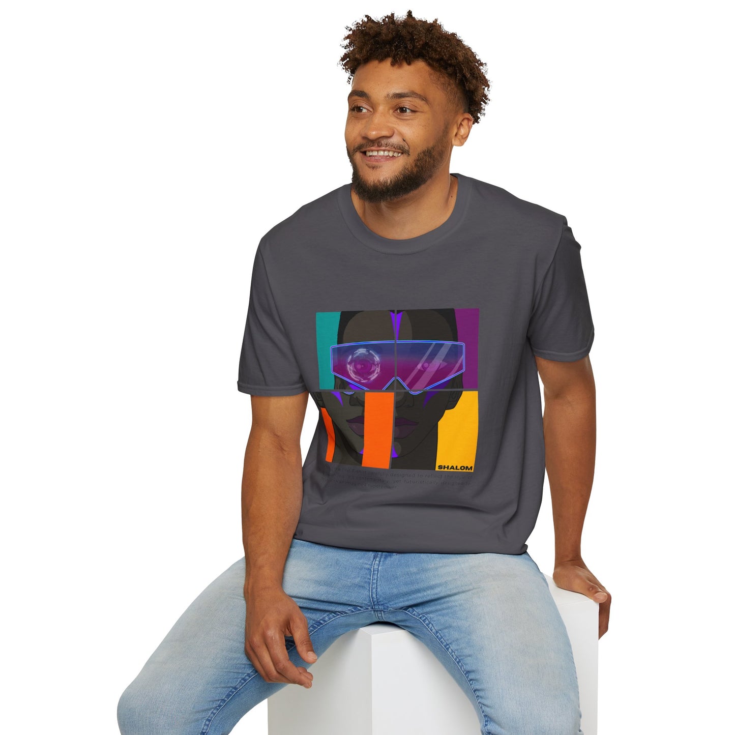 Shalom Future - Unisex soft T-shirt, Cool Streetwear for Summer