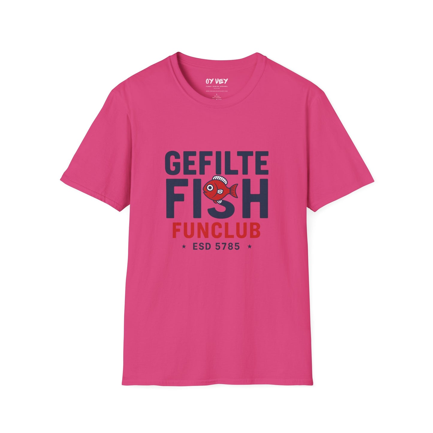 Gefilte Fish Fun Club 2 - Unisex soft T-shirt, Perfect Gift for Friends