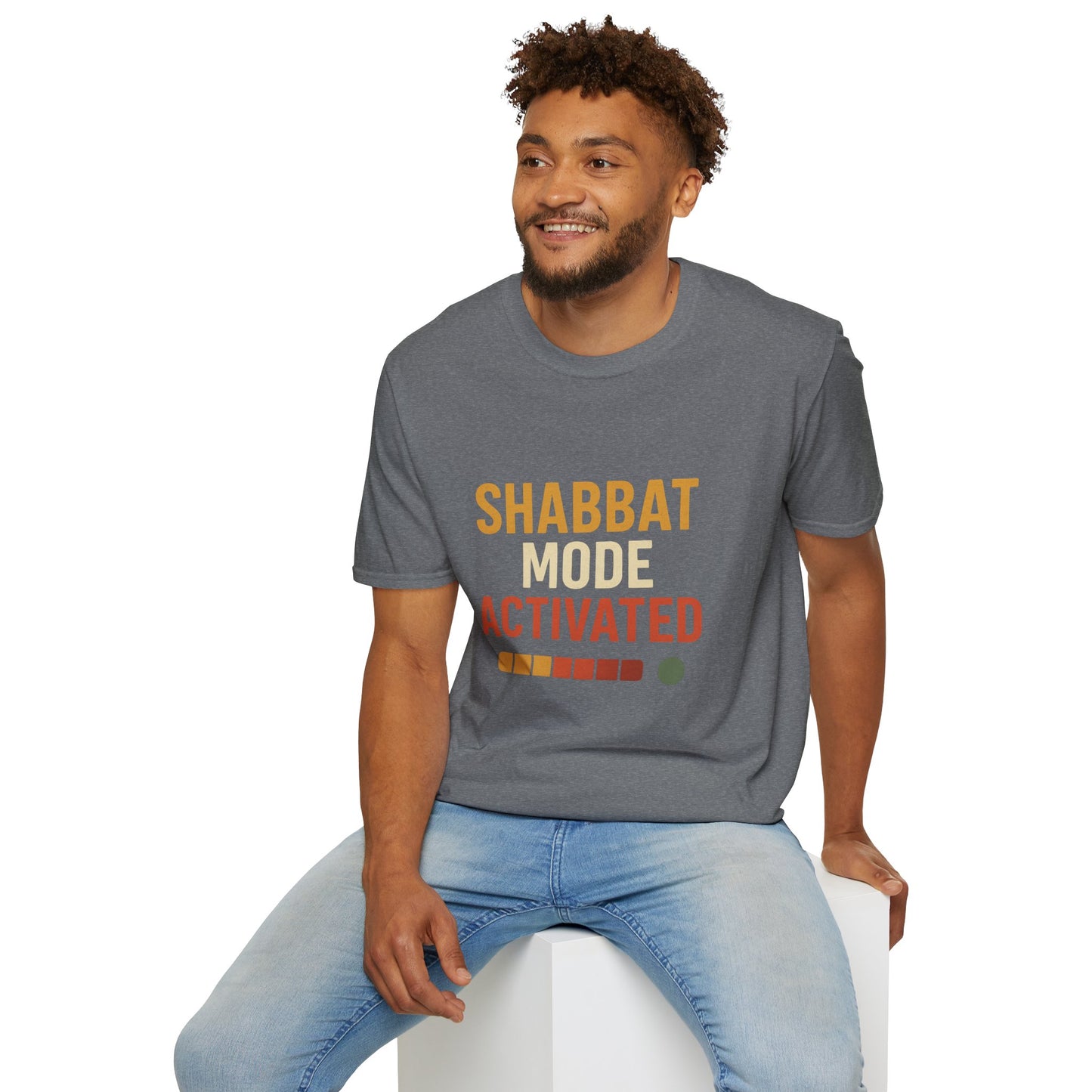 Shabbat Mode Activated - Unisex soft T-shirt, Perfect Gift for Friends
