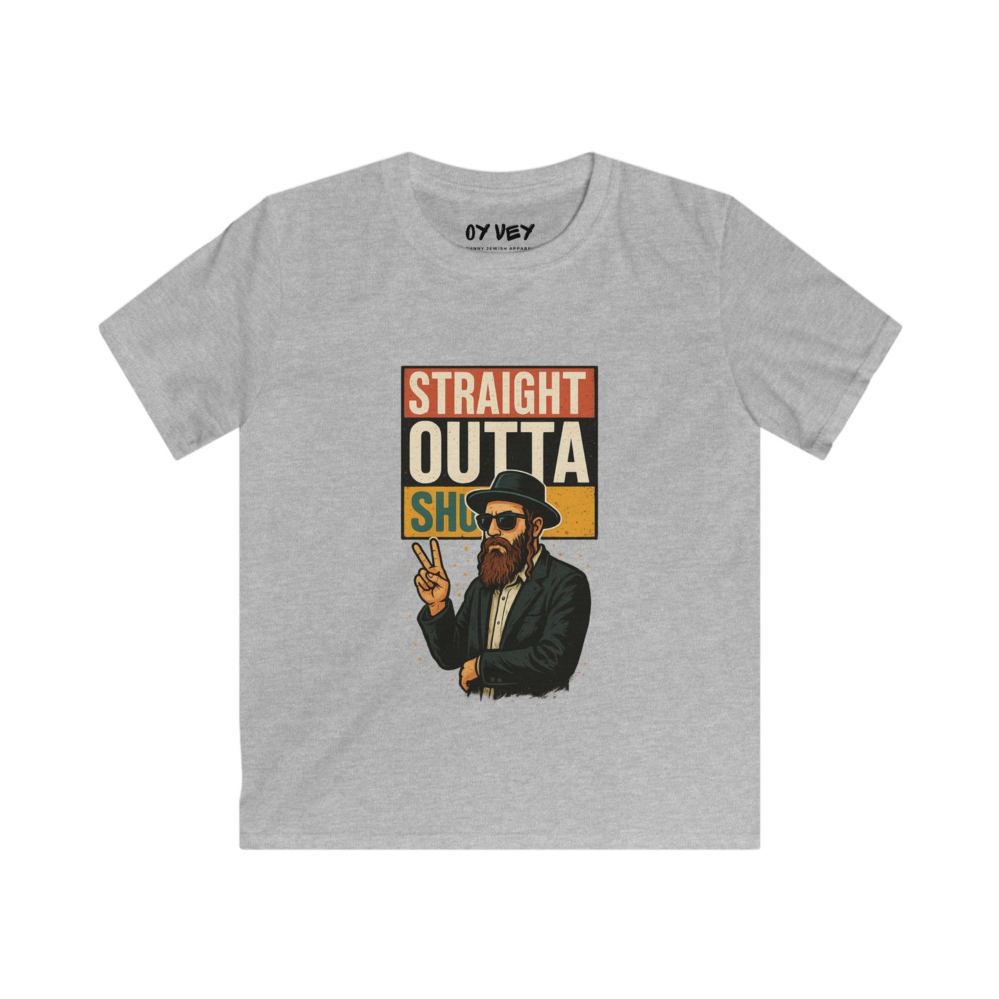 Straight Outta Shul 2 Soft style Kids Tee