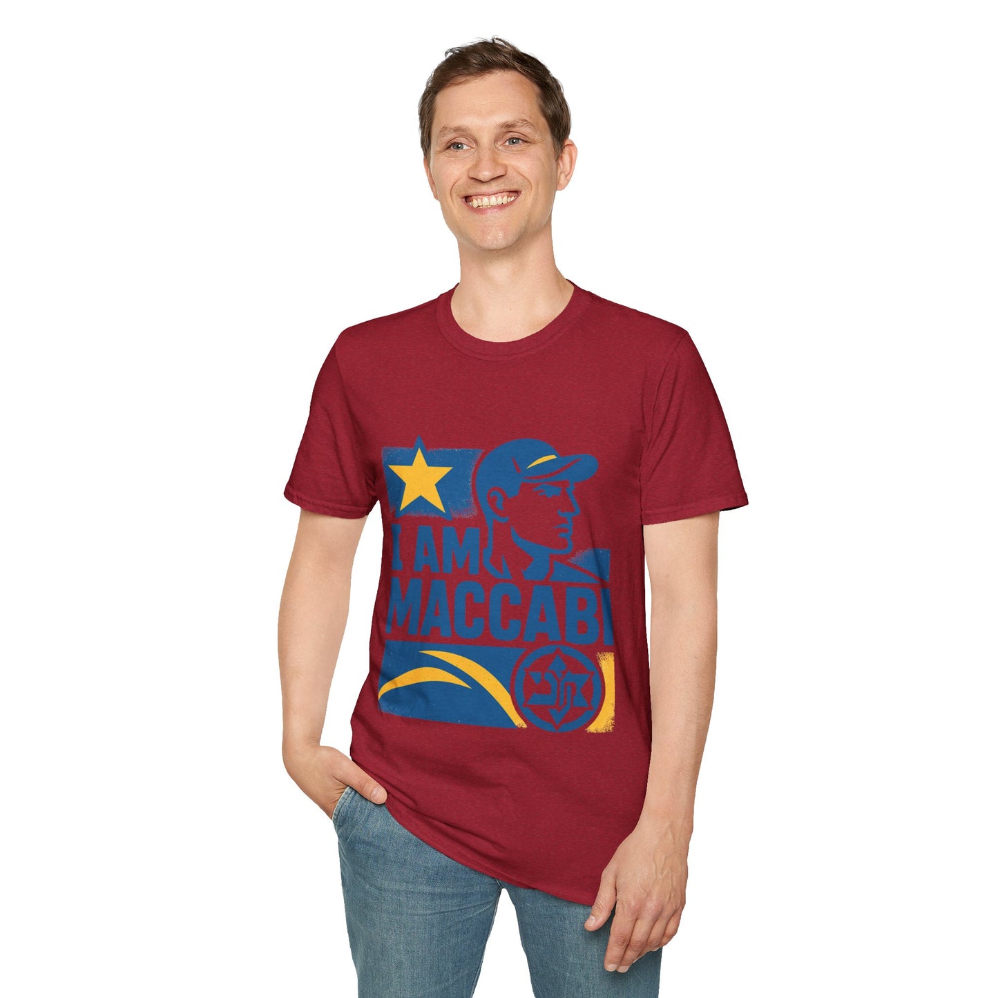 I am Maccabi - Unisex soft T-shirt, Perfect Gift for Maccabees