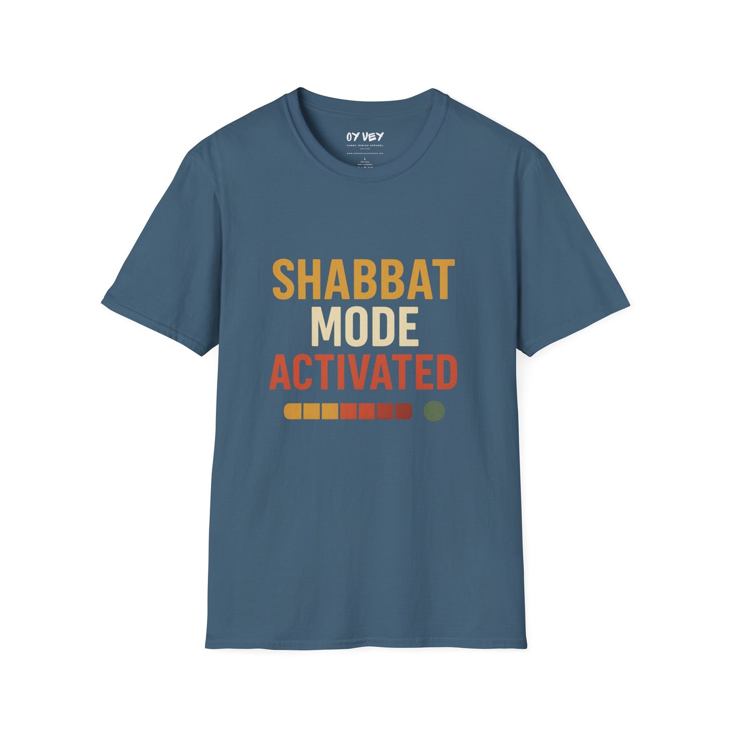 Shabbat Mode Activated - Unisex soft T-shirt, Perfect Gift for Friends