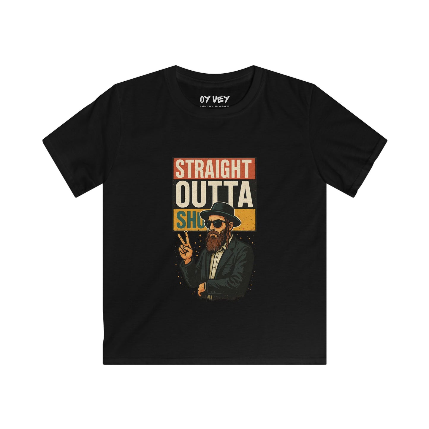 Straight Outta Shul 2 Soft style Kids Tee