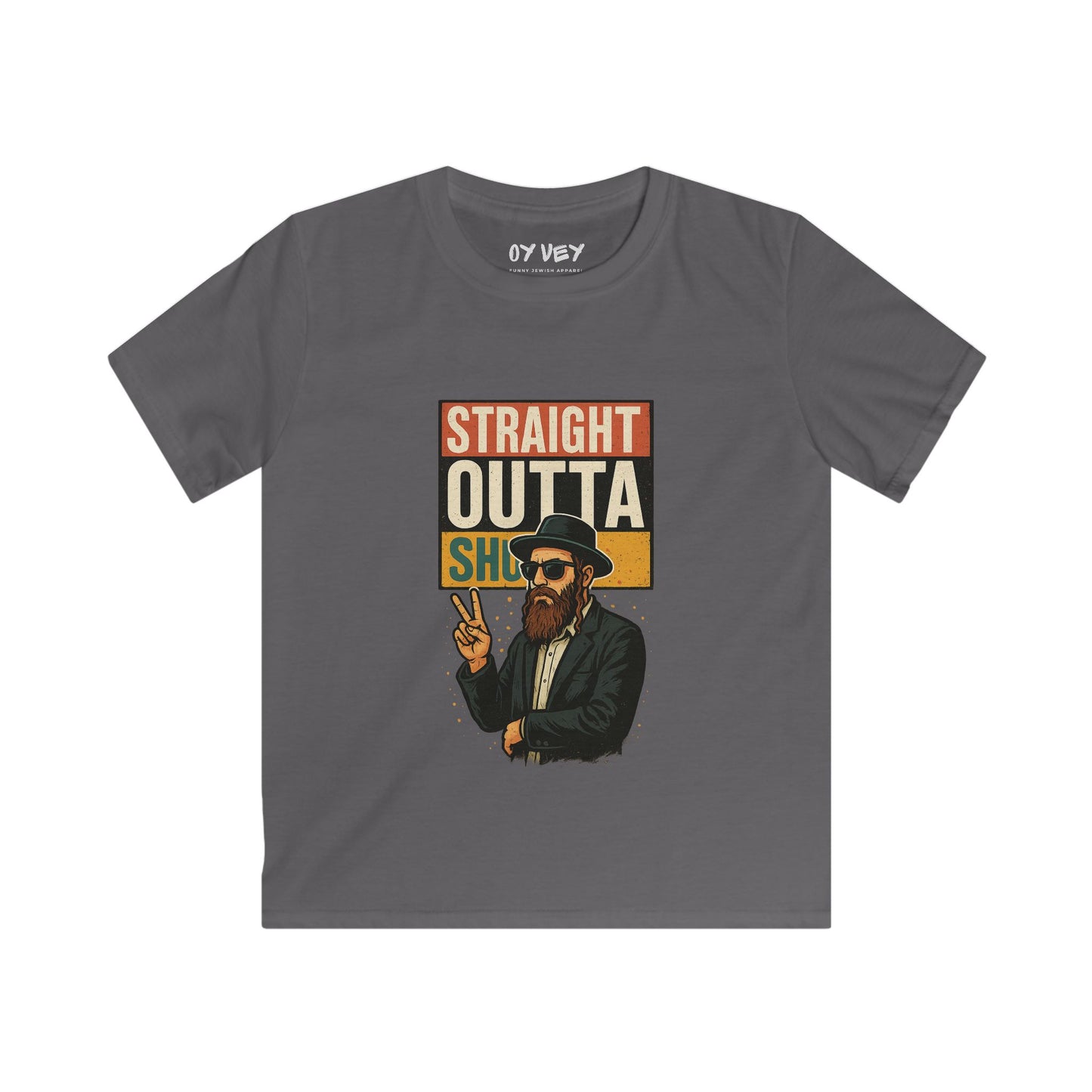 Straight Outta Shul 2 Soft style Kids Tee