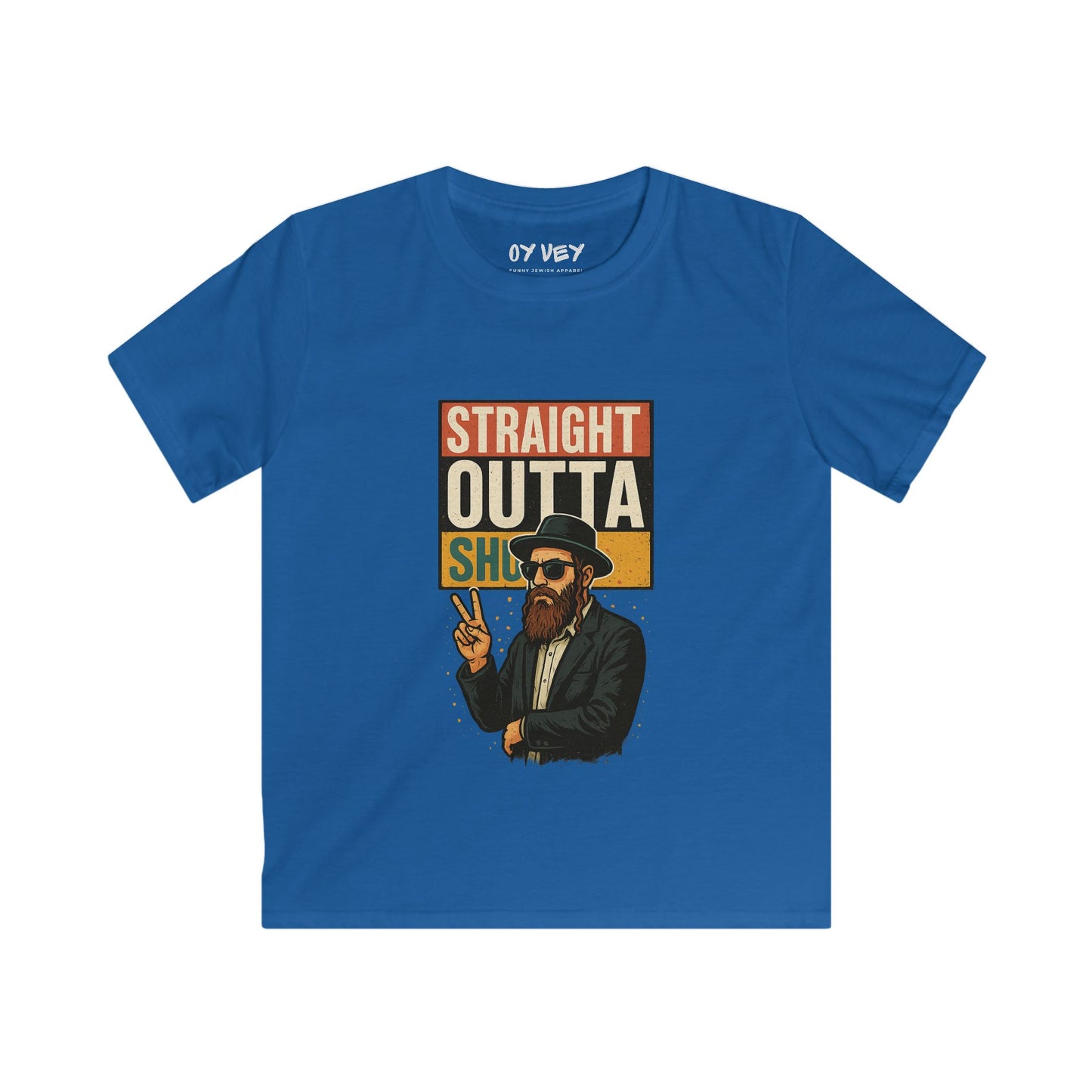 Straight Outta Shul 2 Soft style Kids Tee