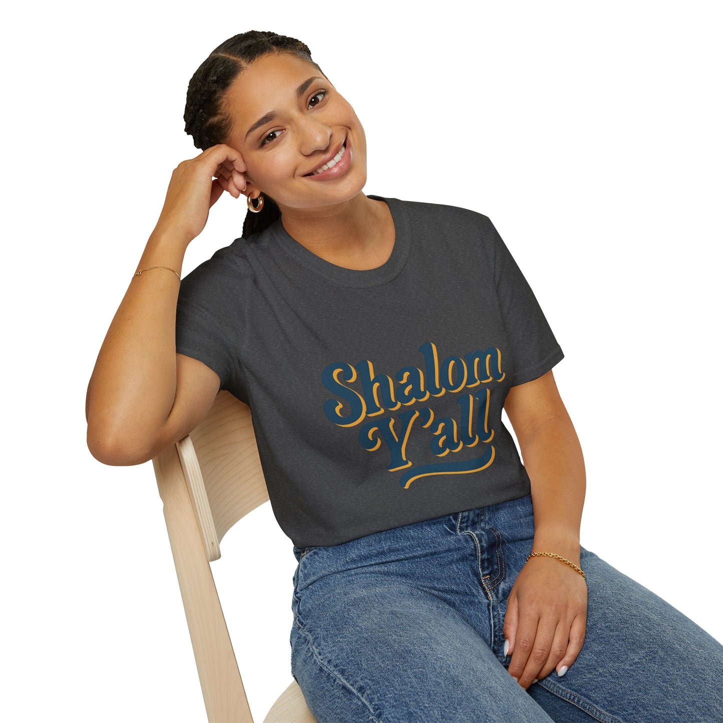Shalom Yall - Unisex soft T-shirt, Perfect Gift for Friends
