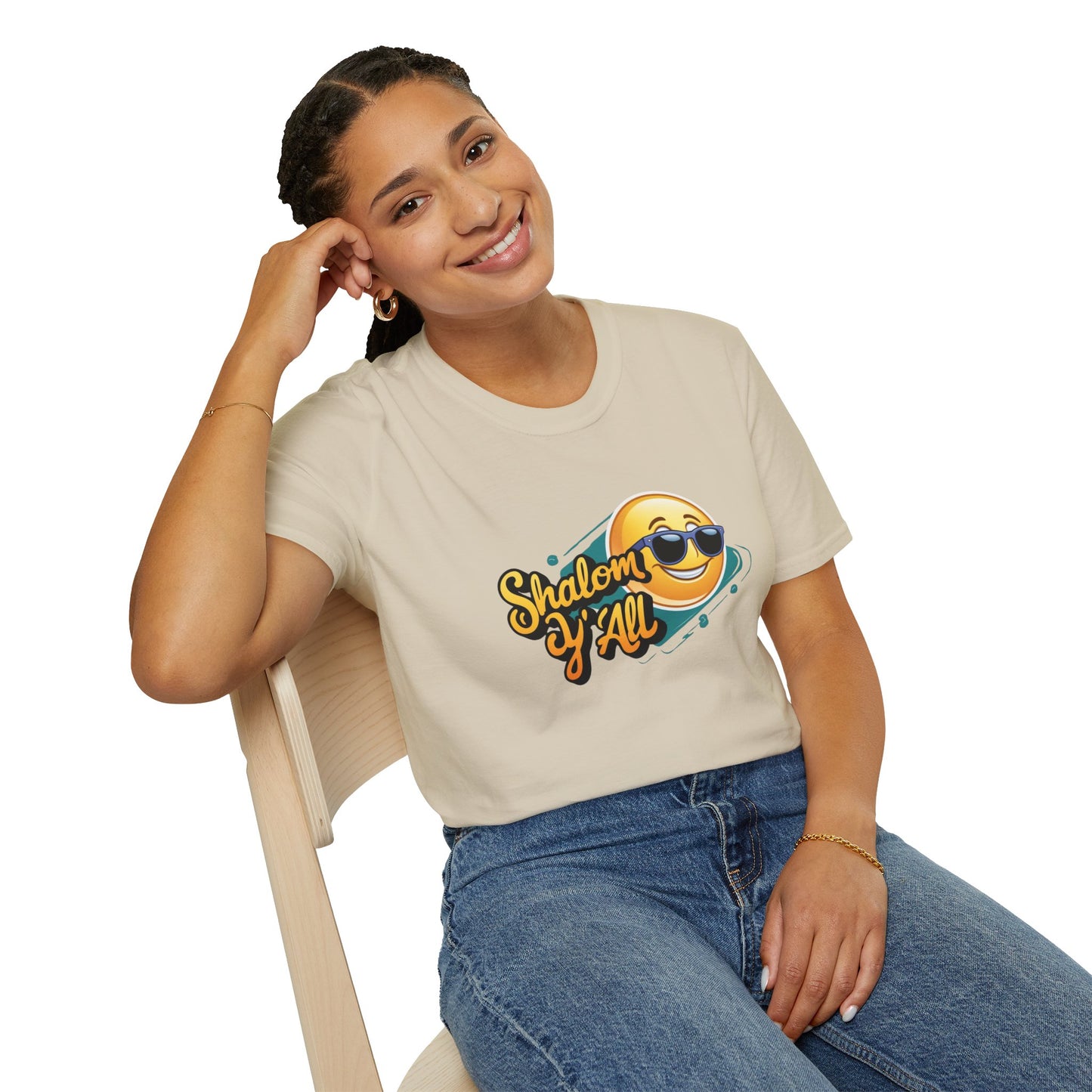 Shalom Y´all - Unisex soft T-shirt, Perfect Gift for Friends