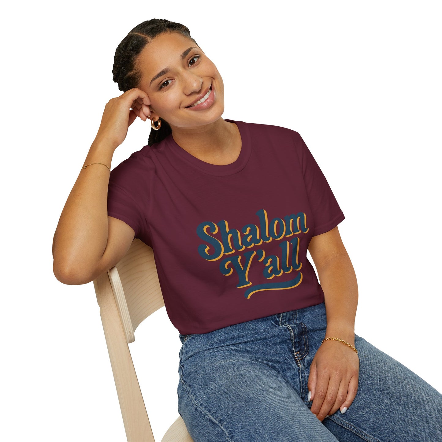 Shalom Yall - Unisex soft T-shirt, Perfect Gift for Friends