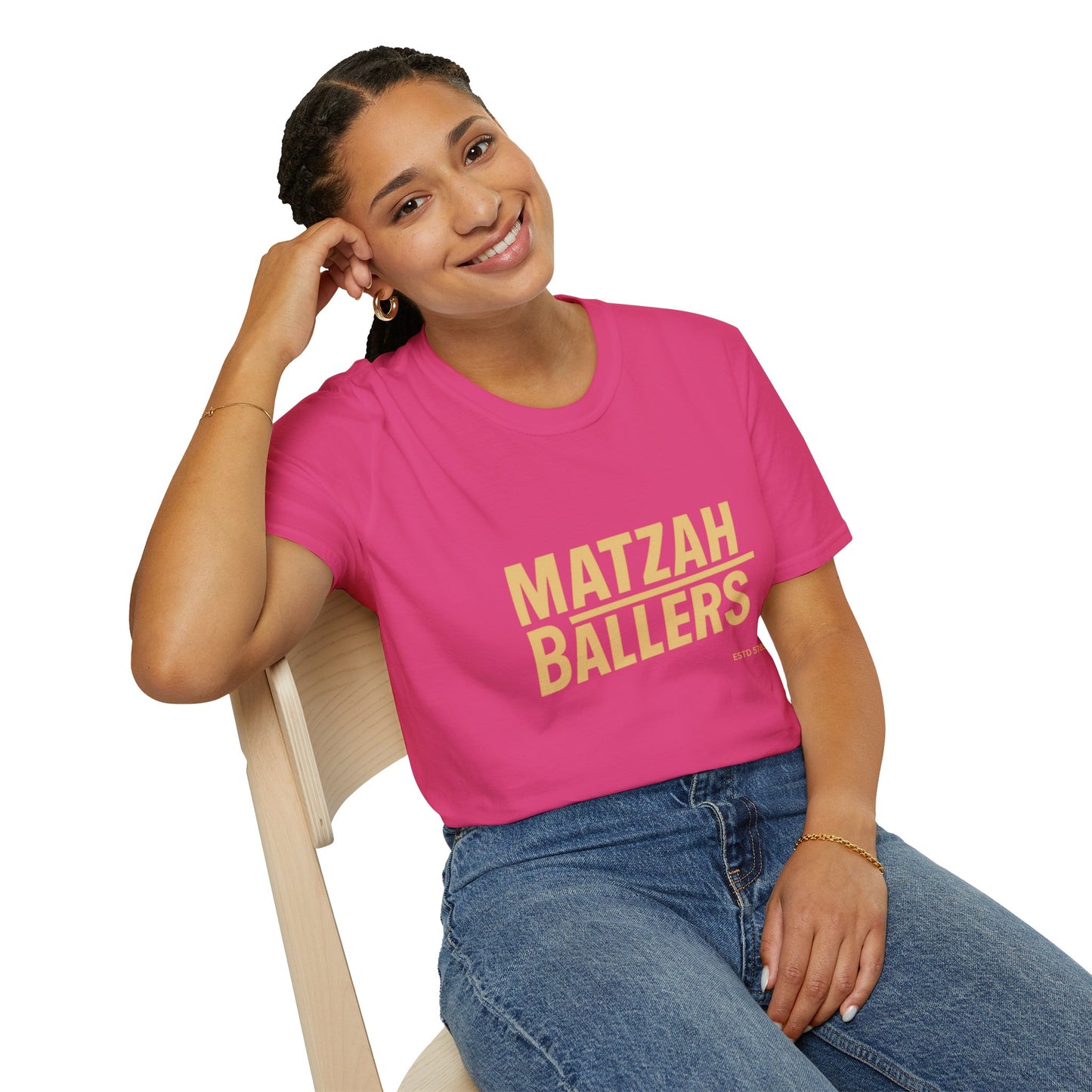 Matzah Ballers - Unisex soft T-shirt, Perfect Gift for Friends