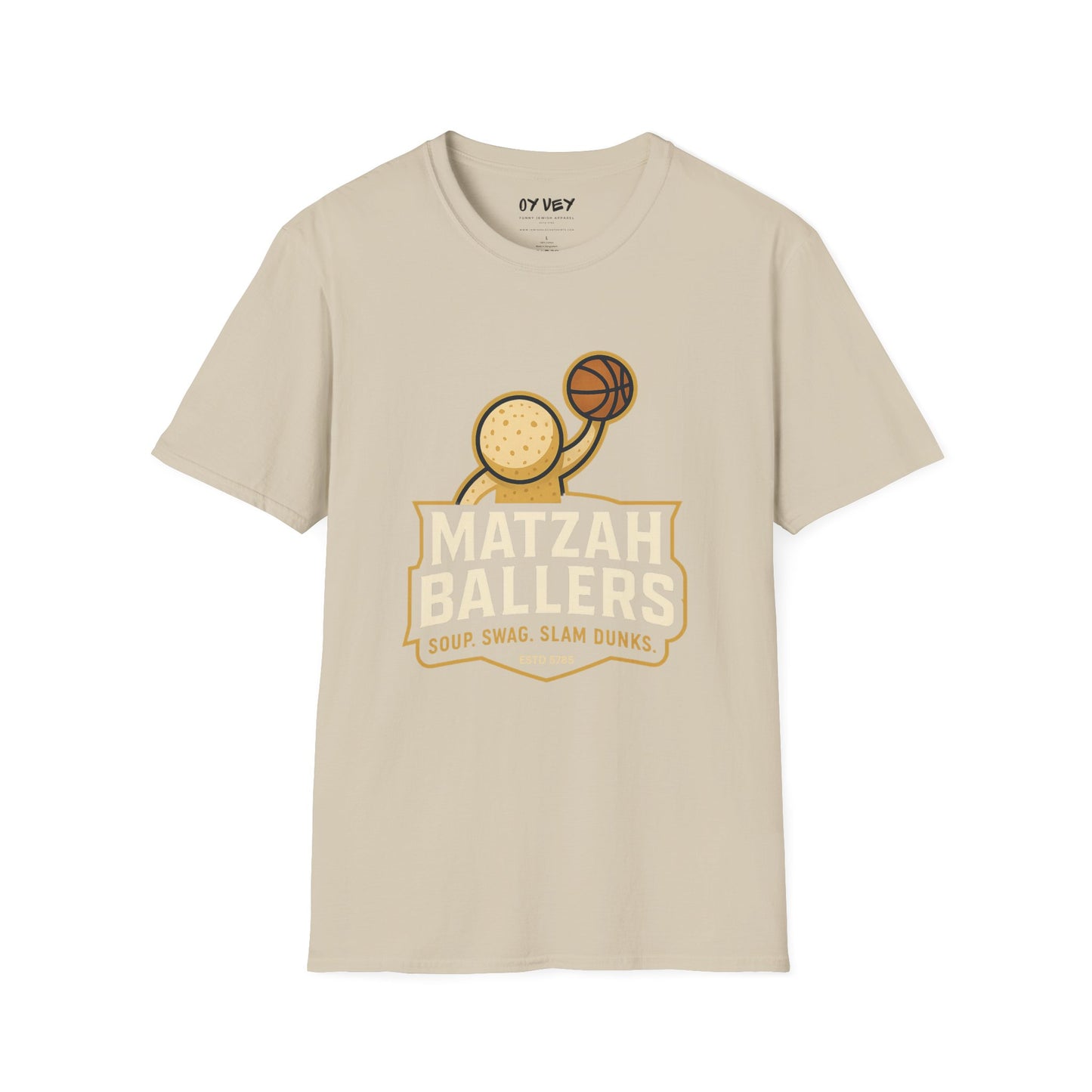 Matza Ballers - Unisex soft T-shirt, Perfect Gift for Friends
