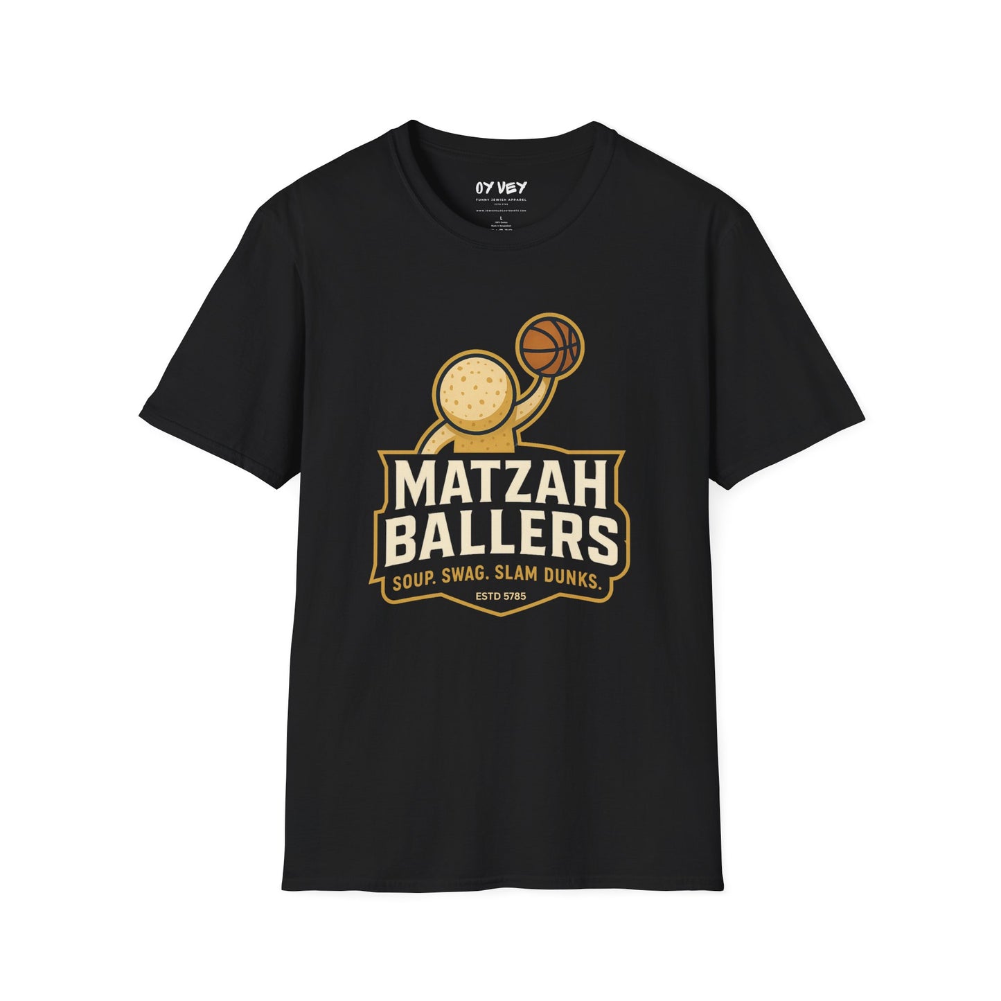 Matza Ballers - Unisex soft T-shirt, Perfect Gift for Friends
