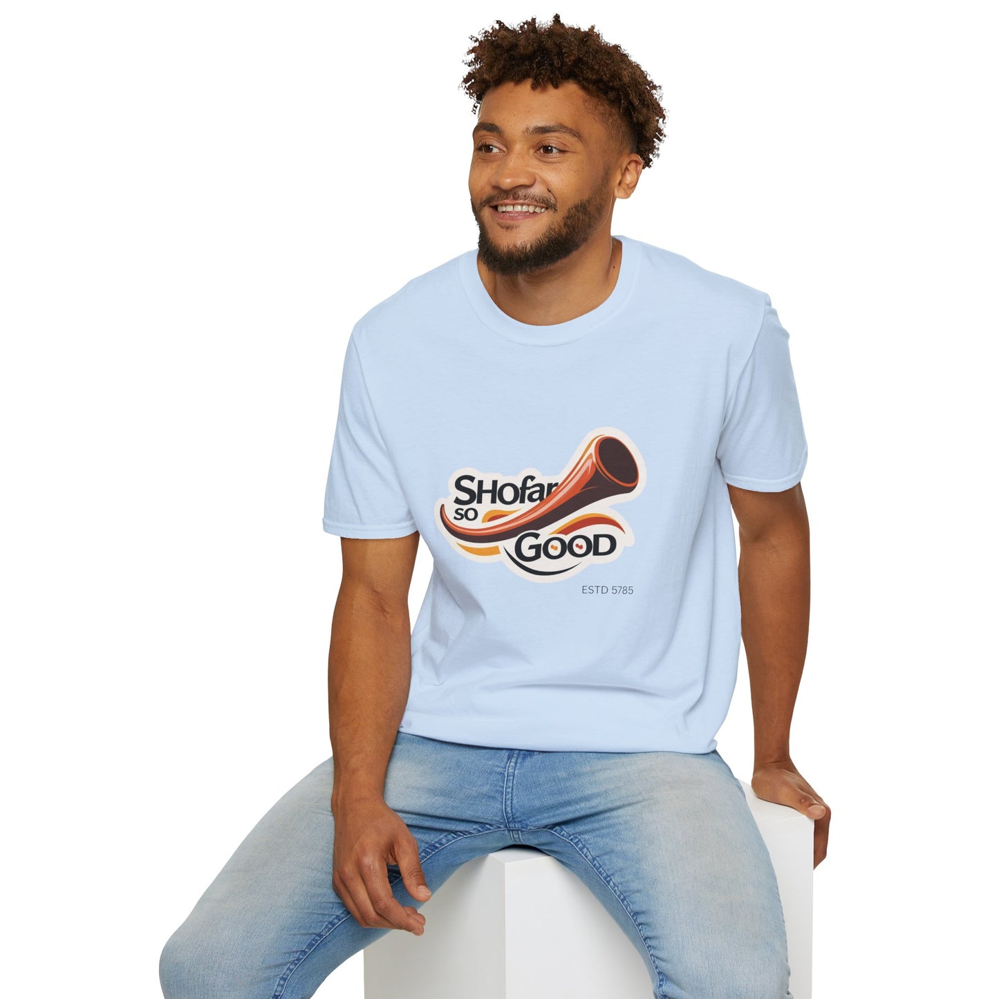 Shofar - Unisex soft T-shirt, Perfect Gift for Rosh Hashanah