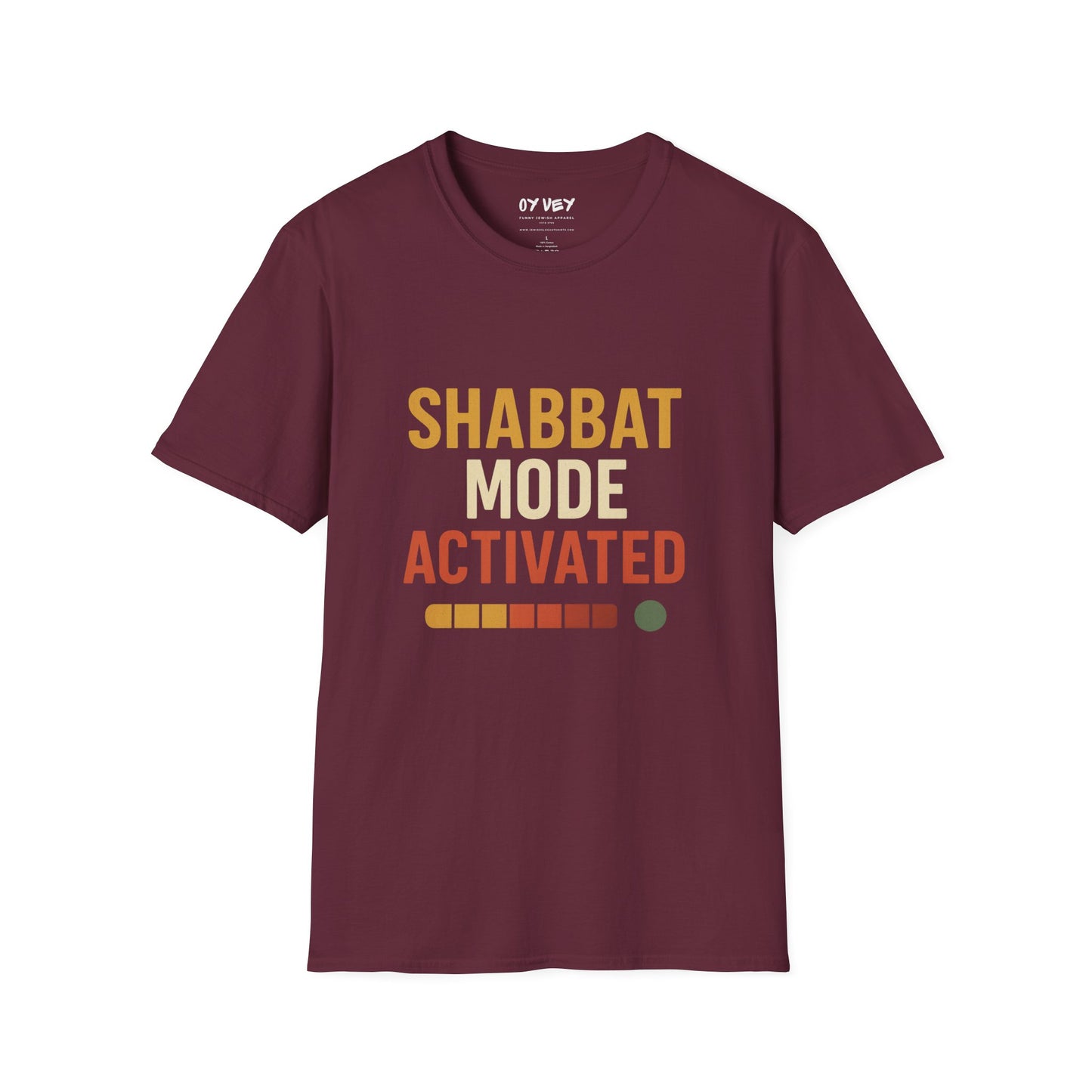 Shabbat Mode Activated - Unisex soft T-shirt, Perfect Gift for Friends