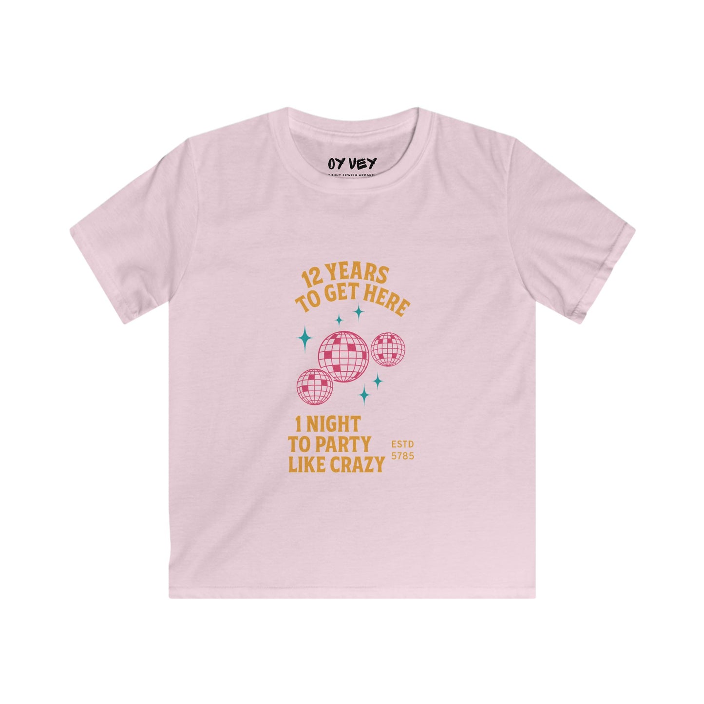 Party Like Crazy Soft style Kids Tee