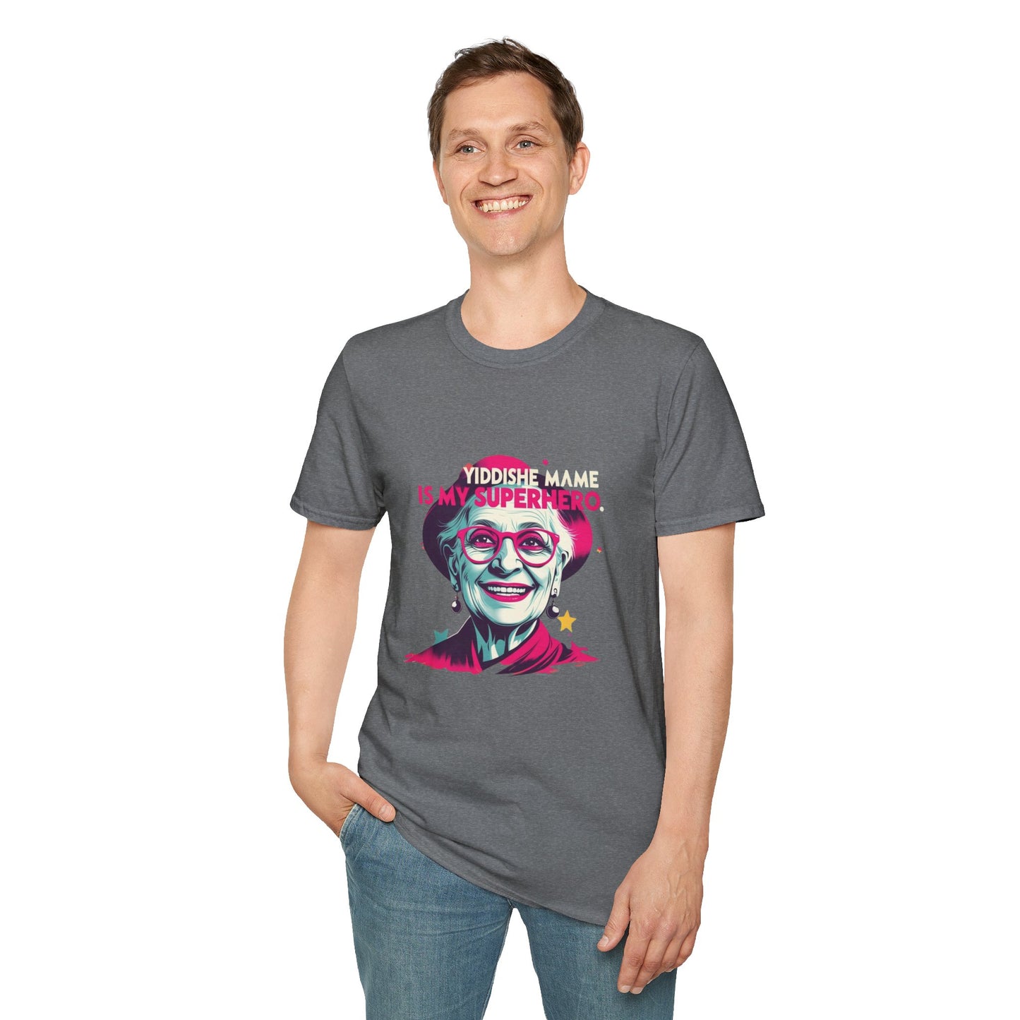 Yiddishe mame - Unisex soft T-shirt, Perfect Gift for a Good Son