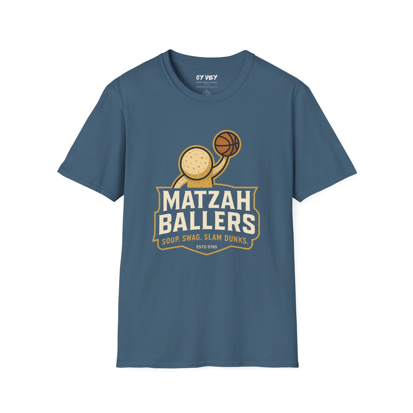 Matza Ballers - Unisex soft T-shirt, Perfect Gift for Friends