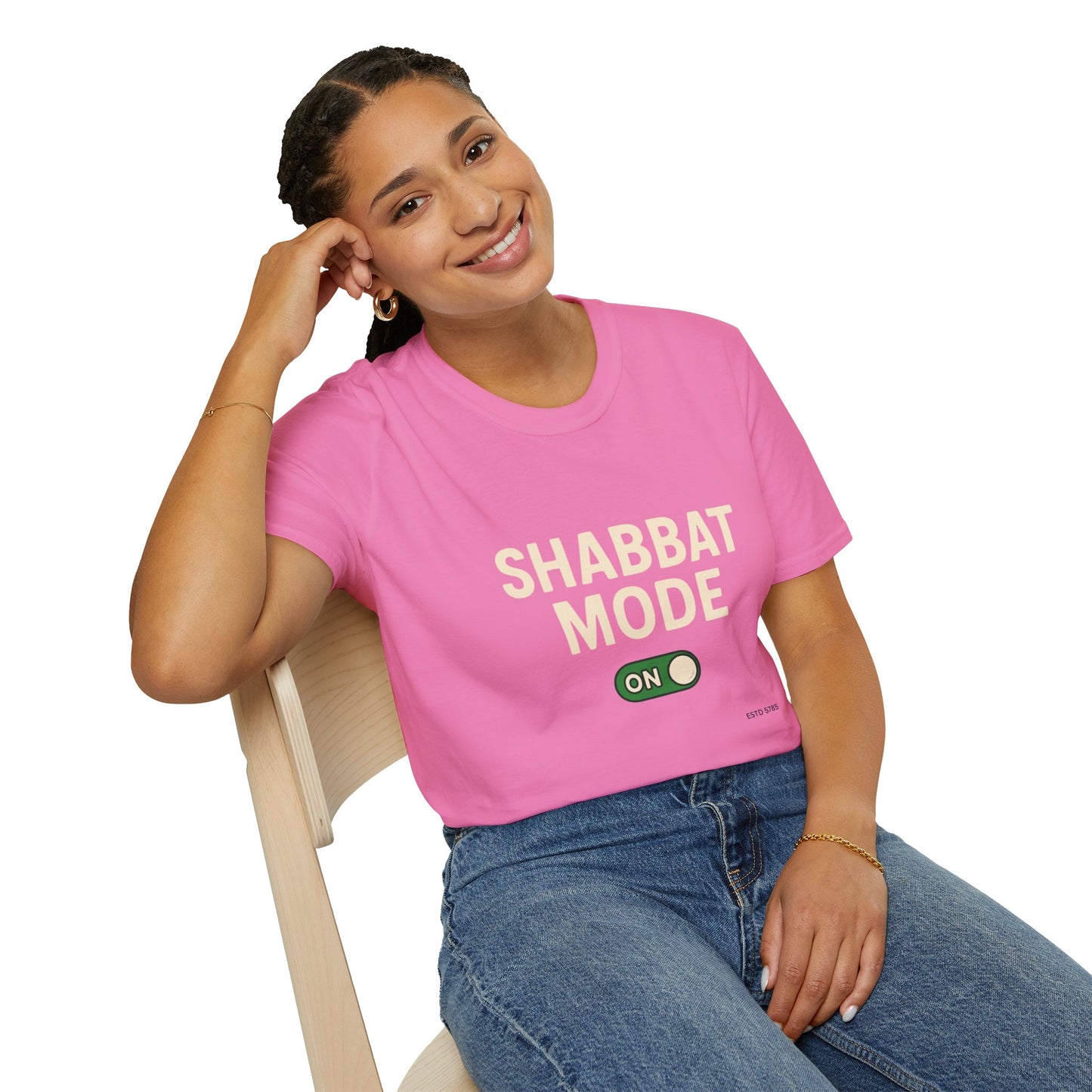 Shabbat Mode Activated 3 - Unisex soft T-shirt, Perfect Gift for Friends