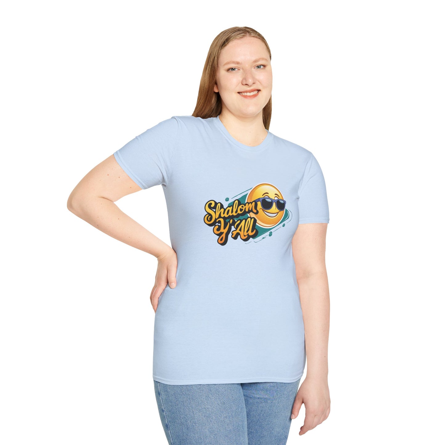 Shalom Y´all - Unisex soft T-shirt, Perfect Gift for Friends