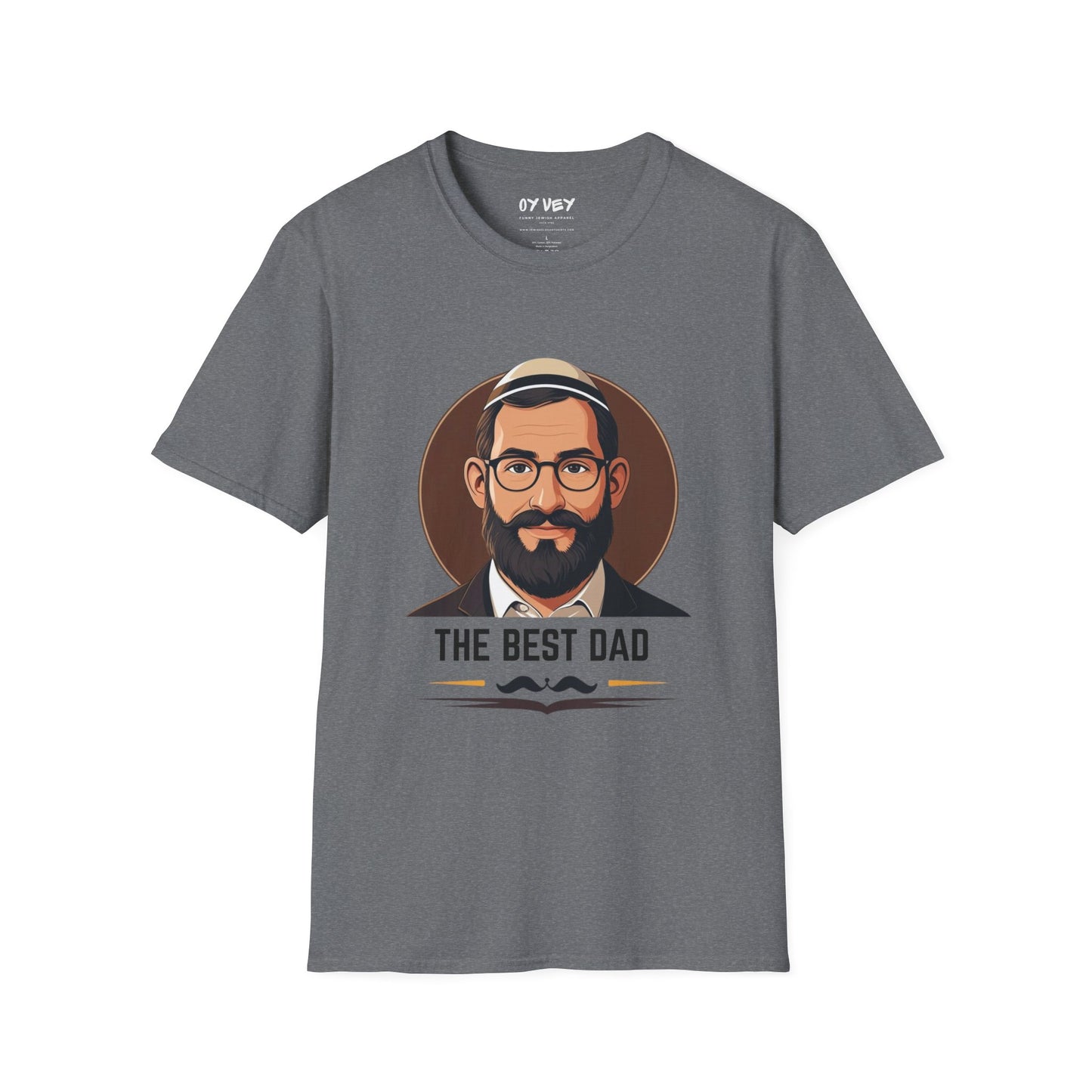 The Best (Jewish) Dad - Unisex soft T-shirt, Perfect Gift for Fathers Day