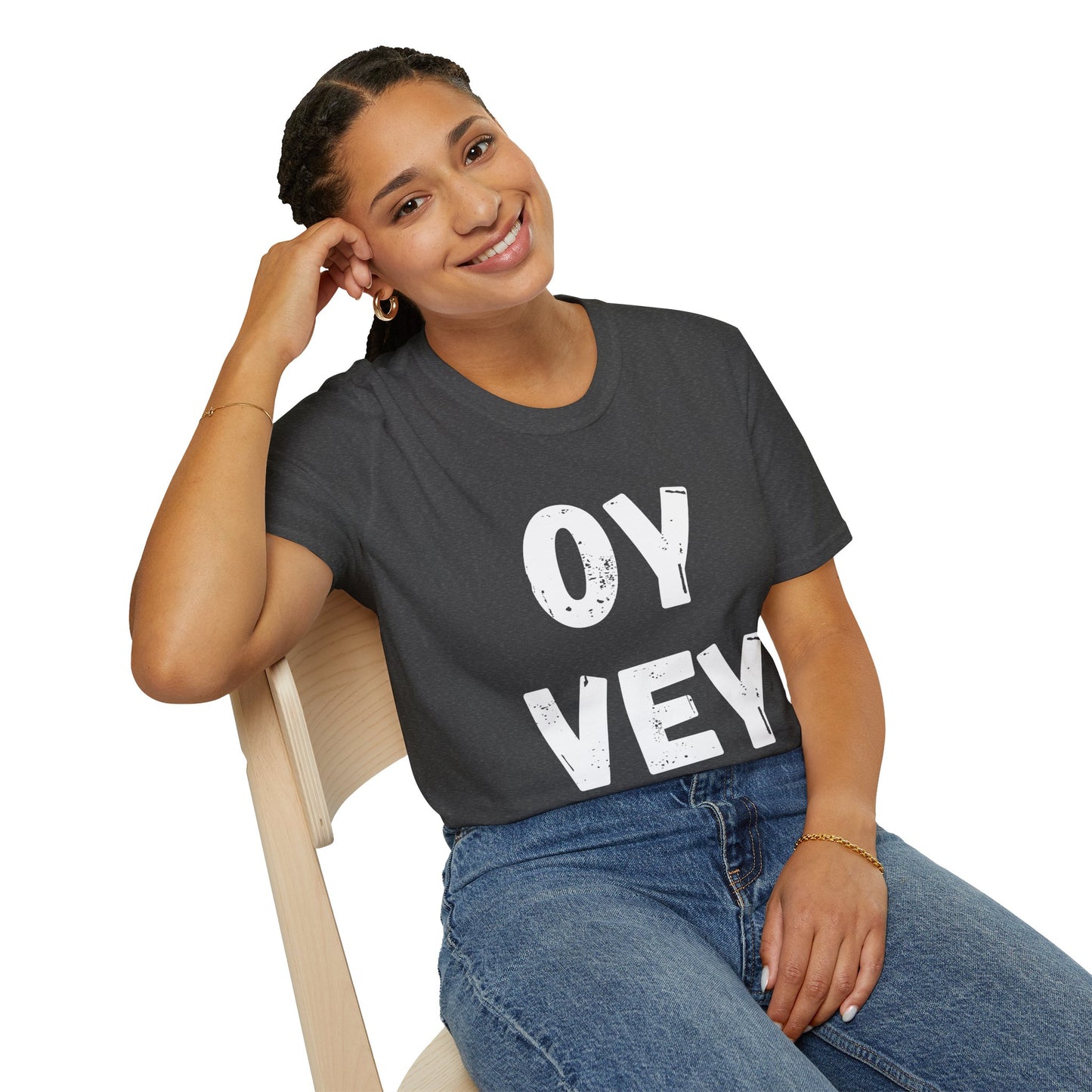 Oy Vey - Unisex soft T-shirt, Perfect Gift for Friends