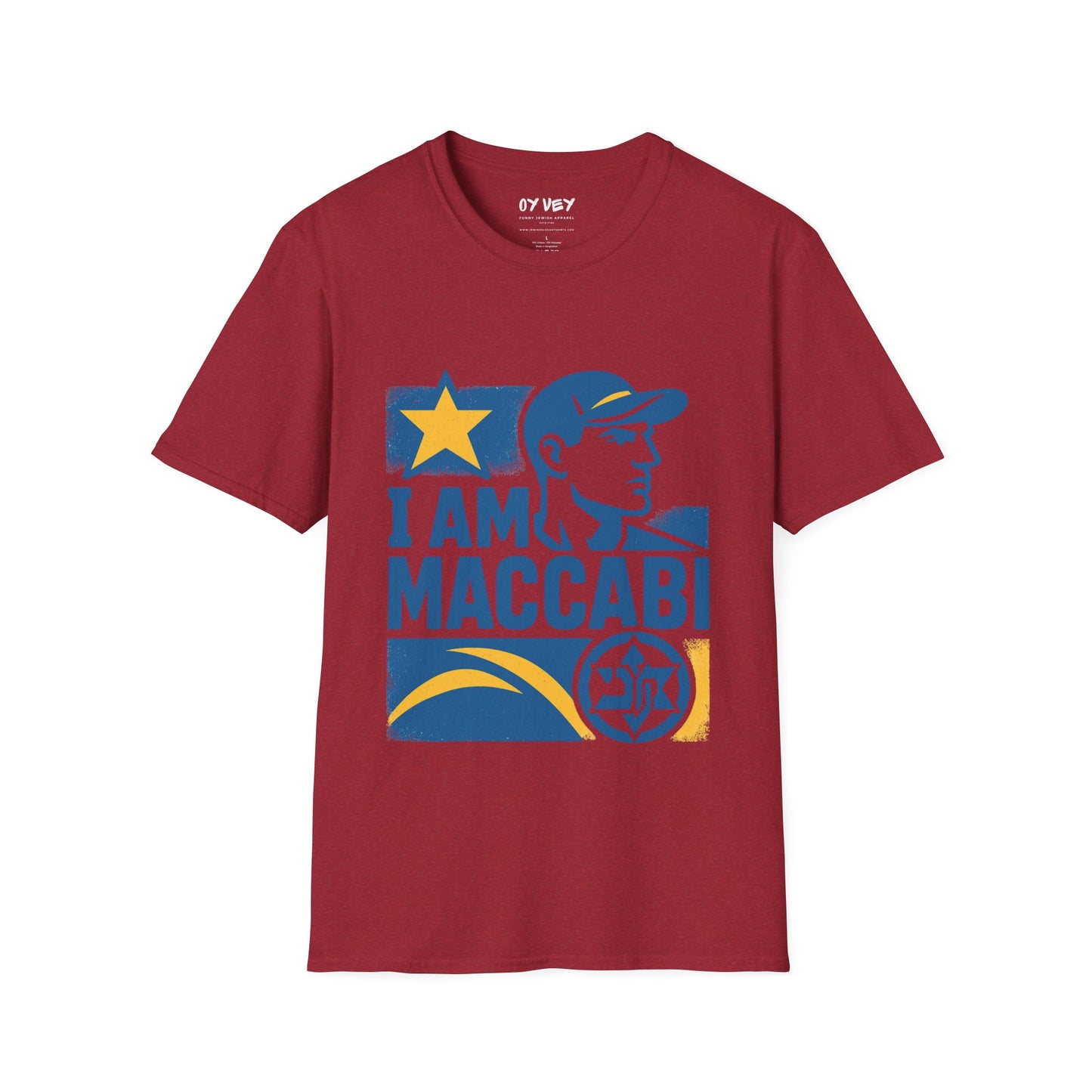 I am Maccabi - Unisex soft T-shirt, Perfect Gift for Maccabees