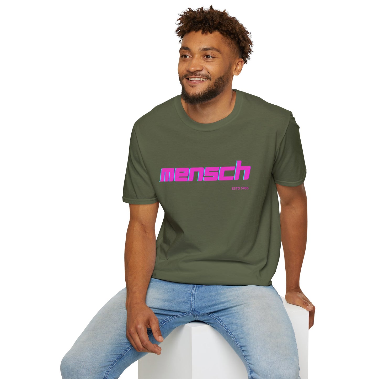 Mensch - Unisex Softstyle T-Shirt