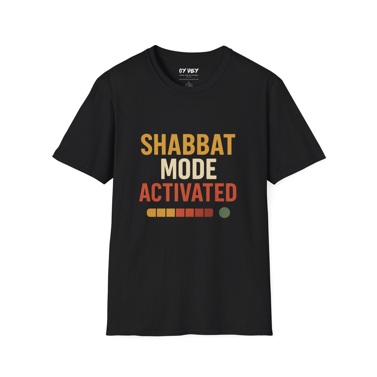 Shabbat Mode Activated - Unisex soft T-shirt, Perfect Gift for Friends