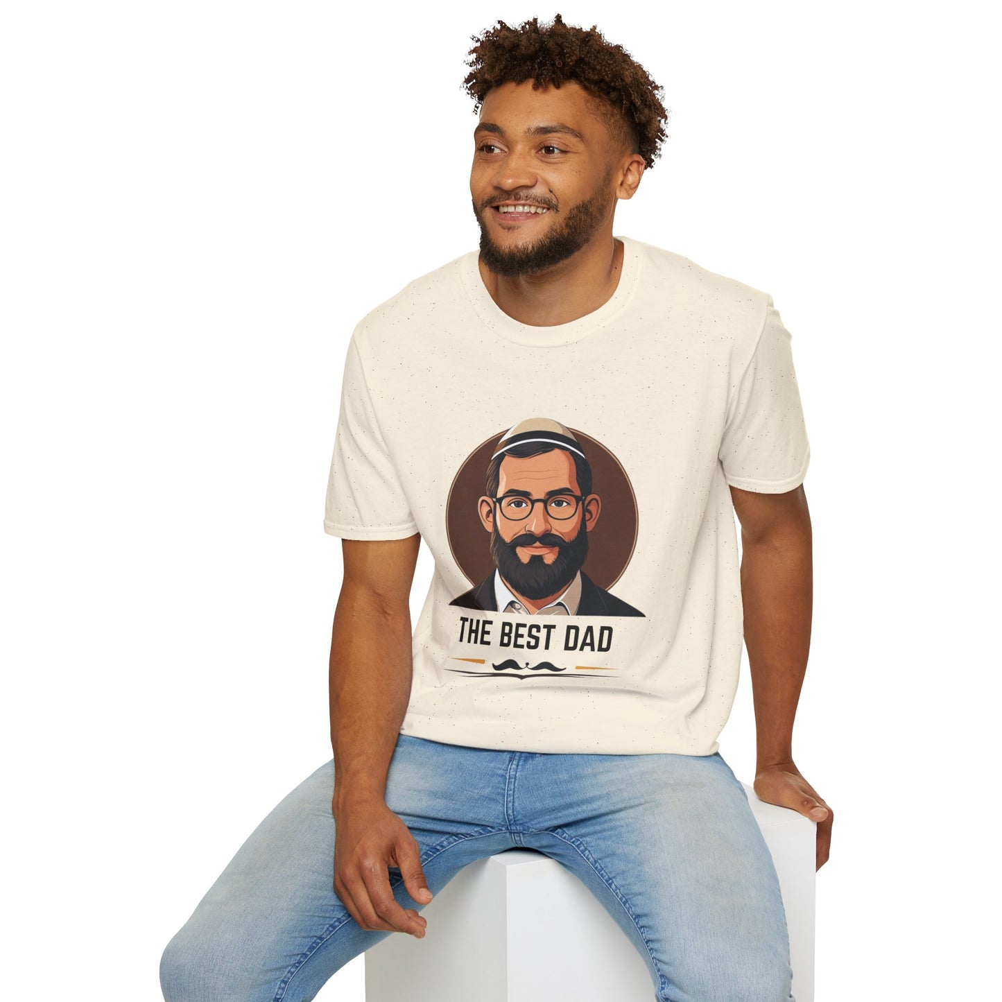 The Best (Jewish) Dad - Unisex soft T-shirt, Perfect Gift for Fathers Day