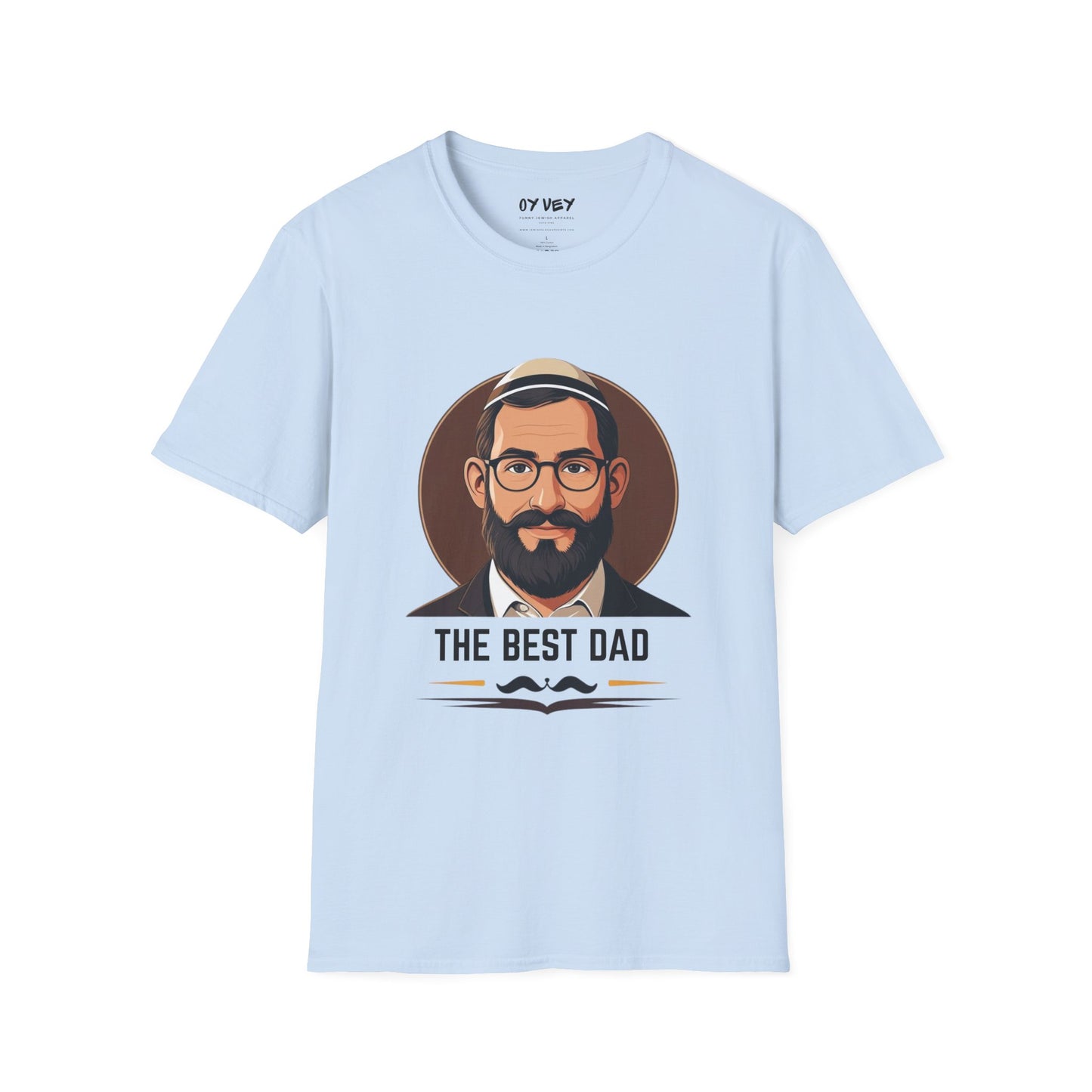 The Best (Jewish) Dad - Unisex soft T-shirt, Perfect Gift for Fathers Day