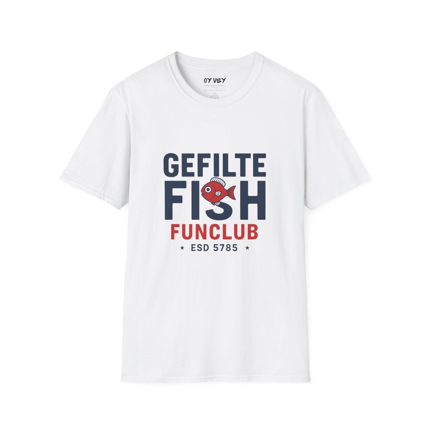 Gefilte Fish Fun Club 2 - Unisex soft T-shirt, Perfect Gift for Friends