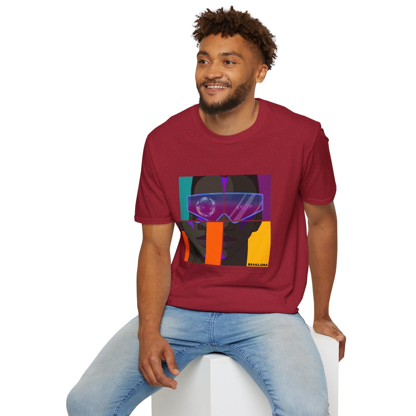 Shalom Future - Unisex soft T-shirt, Cool Streetwear for Summer