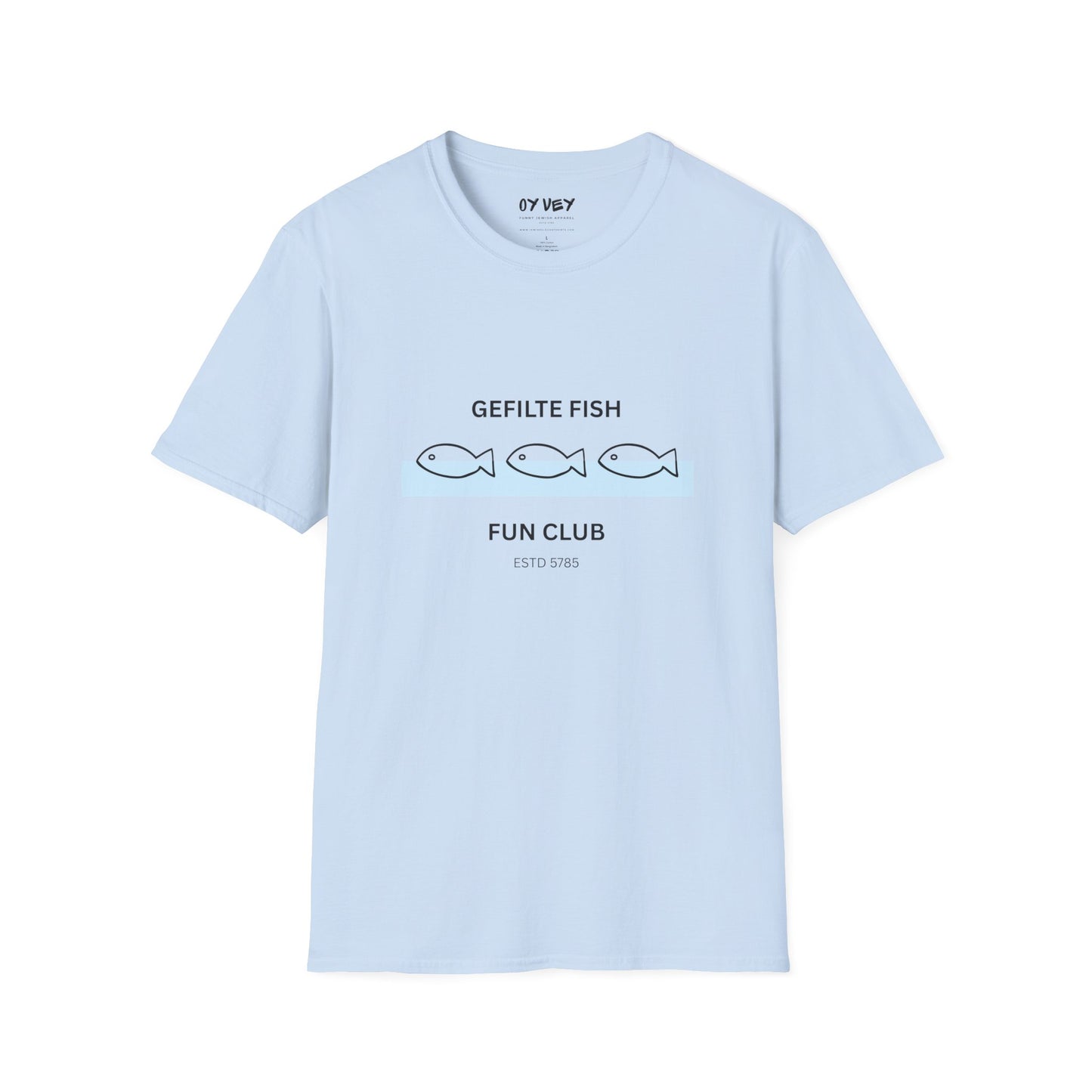Gefilte Fish Fun Club 2 - Unisex soft T-shirt, Perfect Gift for Friends