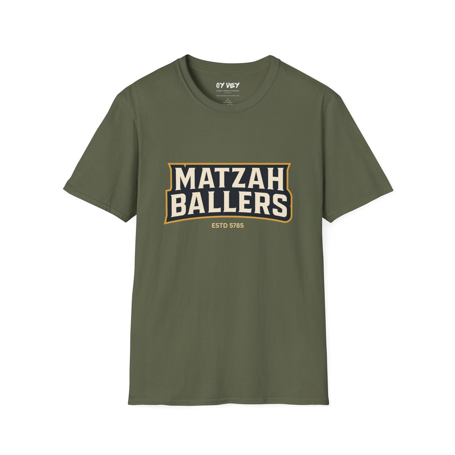 Matza Ballers 3 - Unisex soft T-shirt, Perfect Gift for Friends