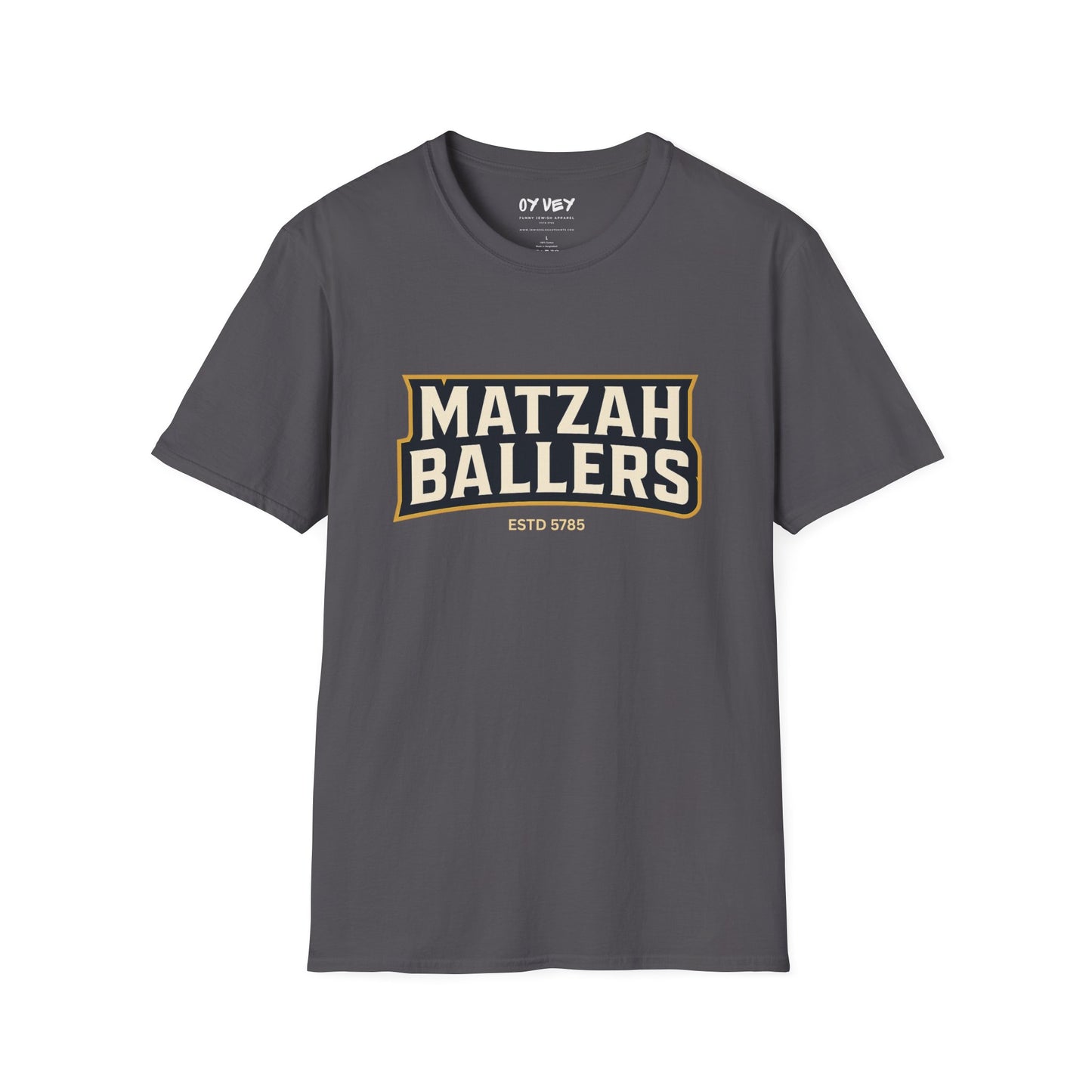 Matza Ballers 3 - Unisex soft T-shirt, Perfect Gift for Friends