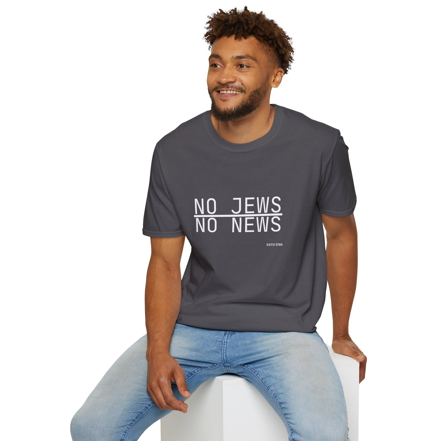No Jews, No News - Unisex soft T-shirt, Perfect Gift for Friends