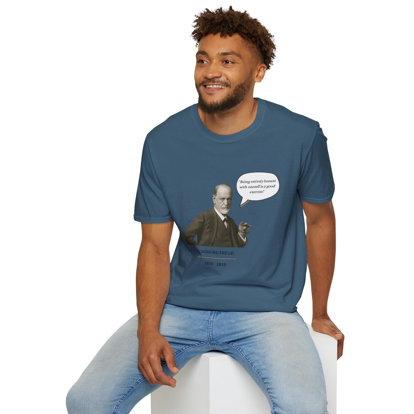 Sigmund Freud - Unisex soft T-shirt, Perfect Gift for Friends